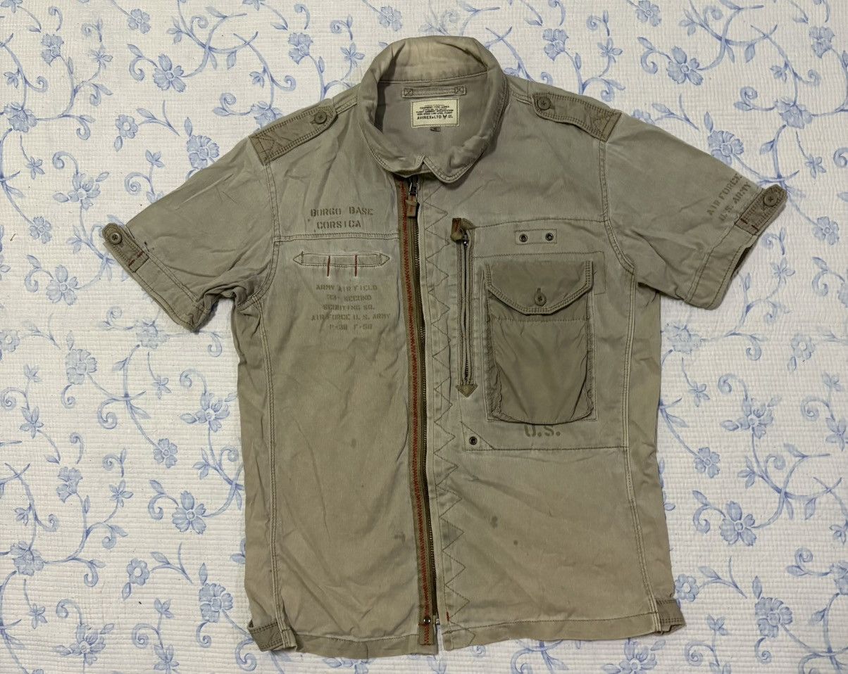 Avirex Avirex Military Zipper Shirt Size US M / EU 48-50 / 2 - 1 Thumbnail