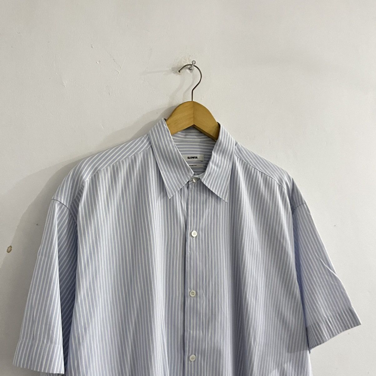 Japanese Brand Slower - Striped Loose Fit Button Up Size US L / EU 52-54 / 3 - 3 Thumbnail