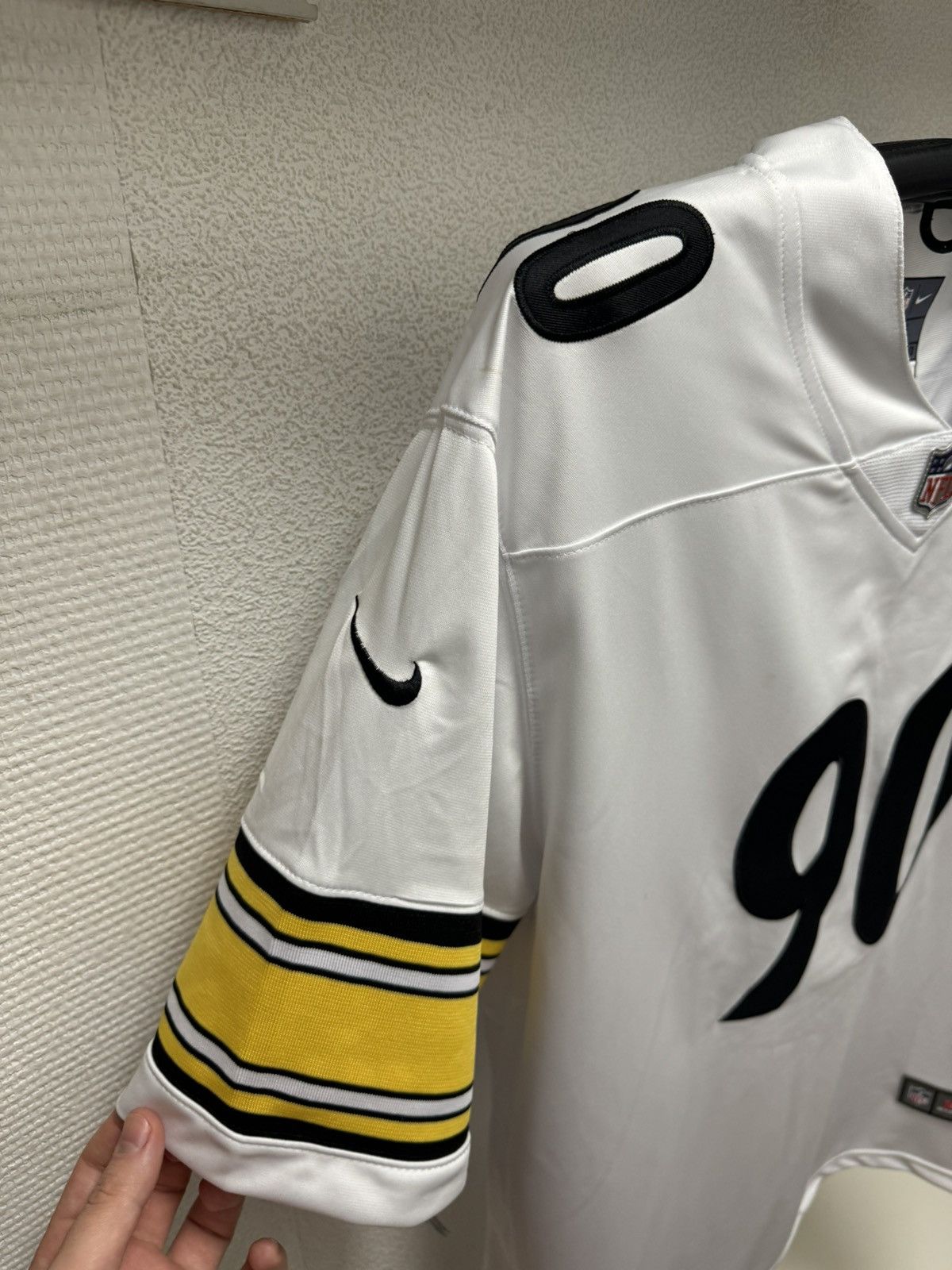 NFL Watt 90 Pittsburgh steelers white jersey nike tags Xl NFL Size US XL / EU 56 / 4 - 8 Thumbnail