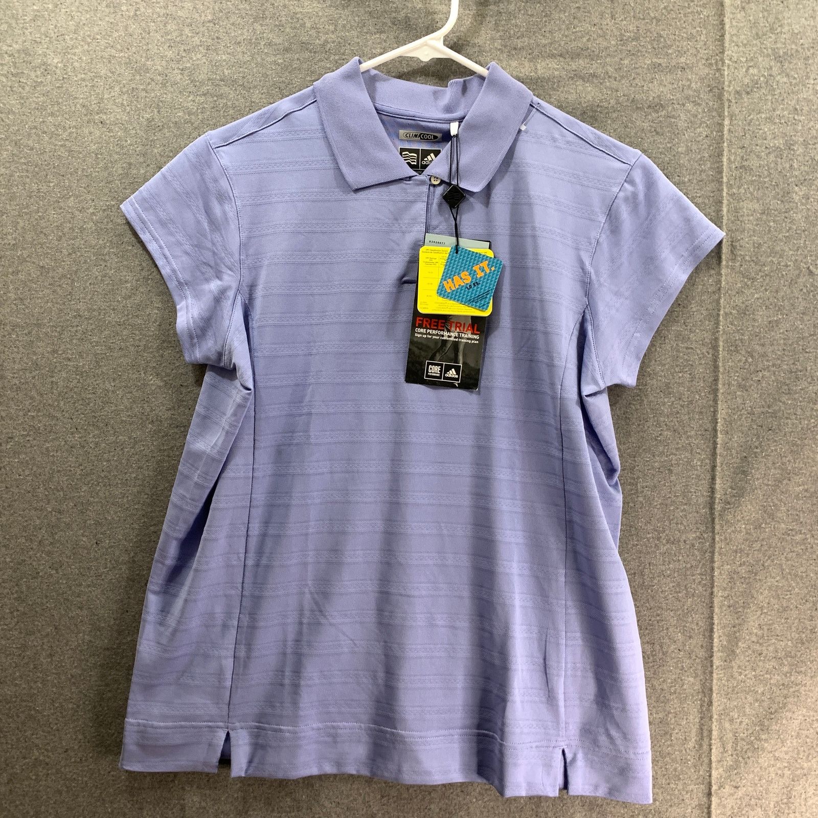 Adidas Adidas Shirt Women Large Purple Outdoor Athletic Size L / US 10 / IT 46 - 1 Thumbnail