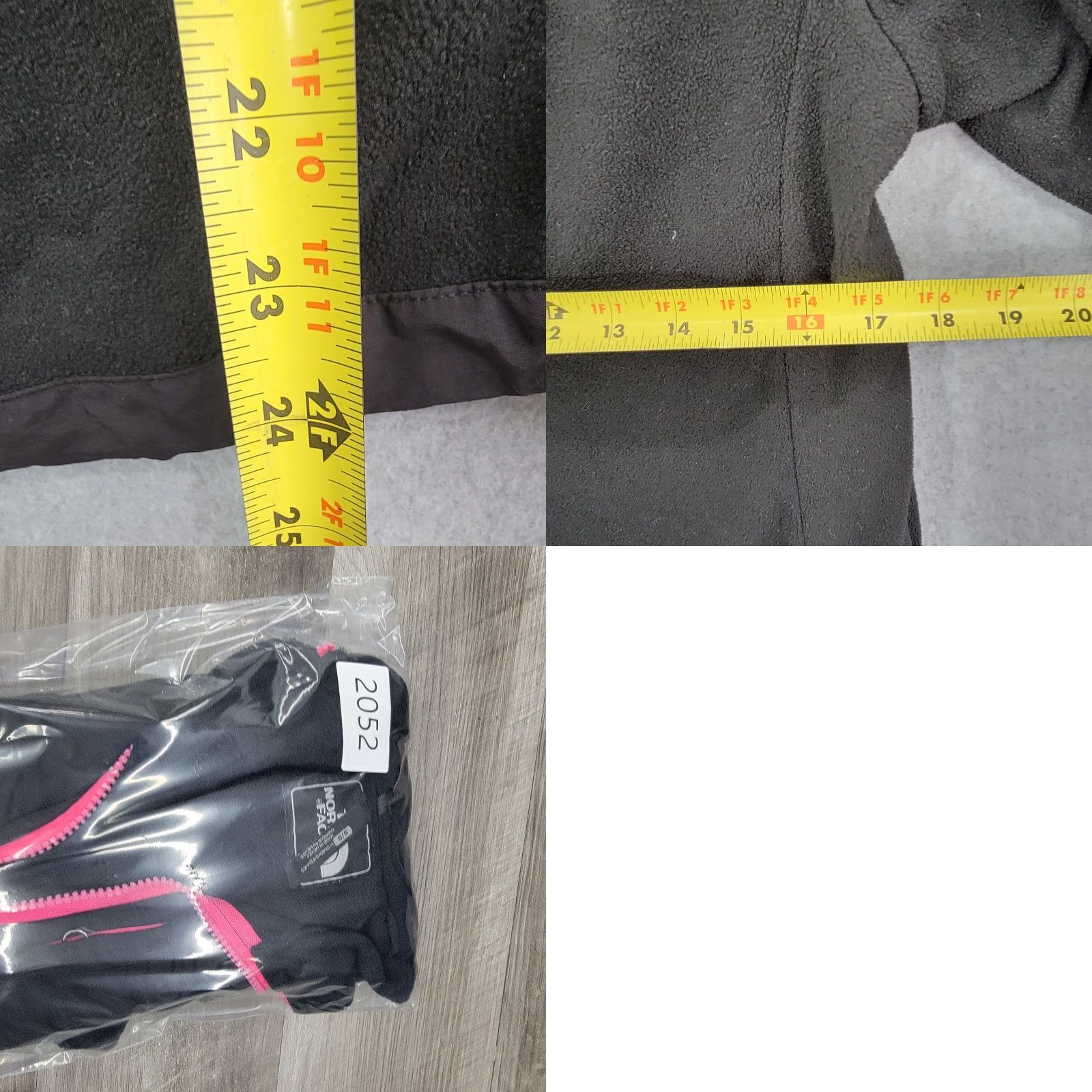 The North Face The North Face jacket Womens Small Polartec Fleece Zip Up Black Pink Distressed Size S / US 4 / IT 40 - 8 Thumbnail