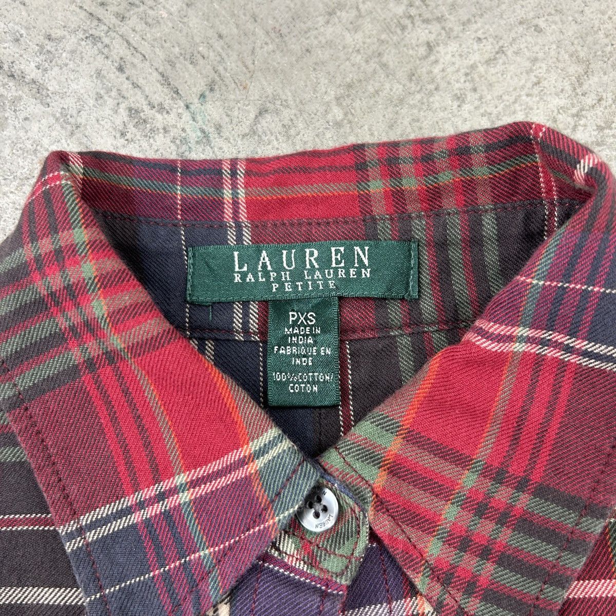 Lauren Ralph Lauren × Polo Ralph Lauren × Ralph Lauren Lauren Ralph Lauren Petite Flannel Shirt Size S / US 4 / IT 40 - 9 Thumbnail