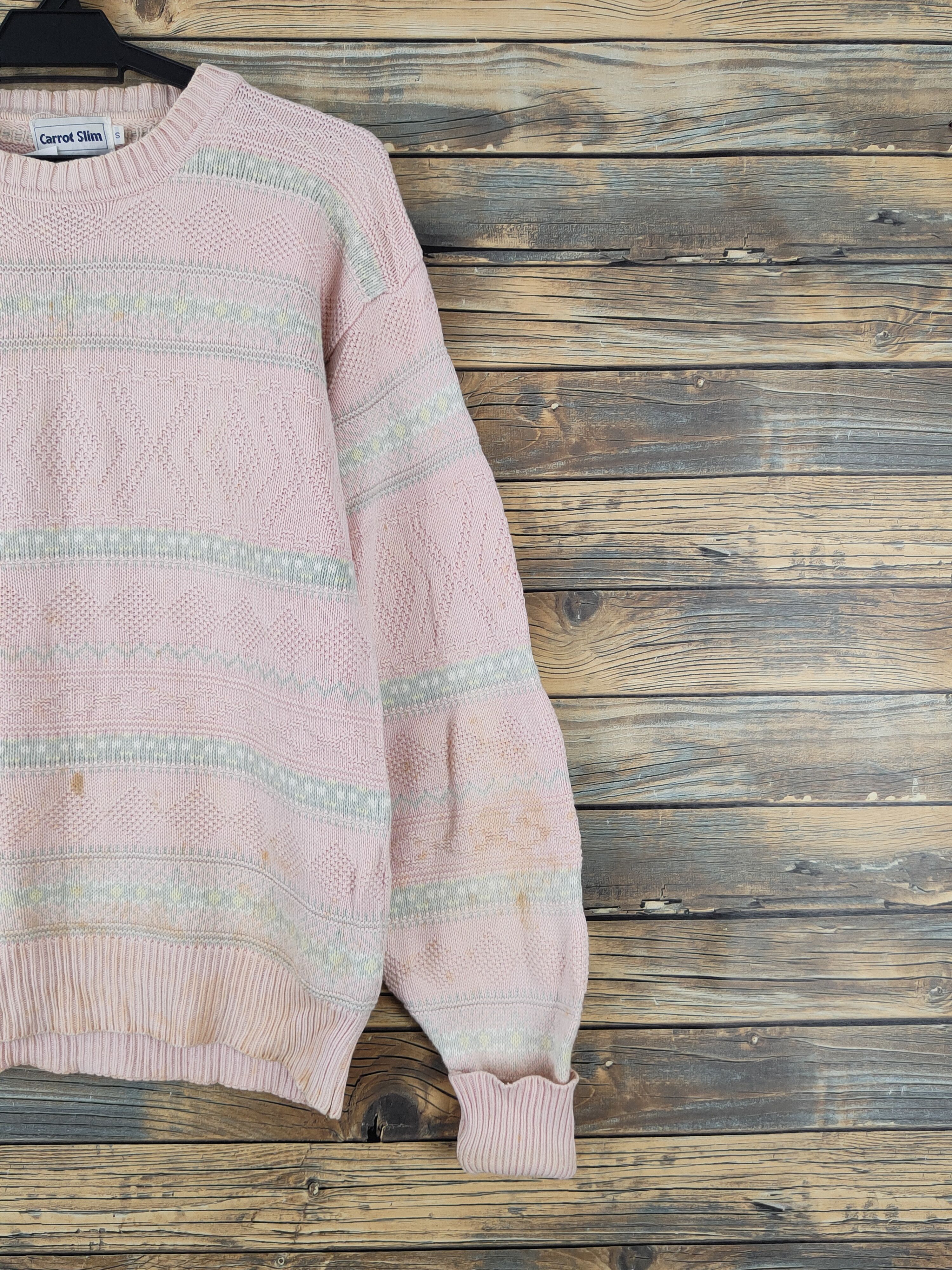 Japanese Brand Carrot Slim Peach Knitwear Sweatshirts #W2021 Size S / US 4 / IT 40 - 6 Thumbnail