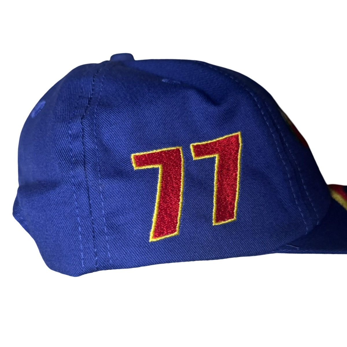 Other Vintage 90s Jasper Racing Blue Striped SnapBack Hat Size ONE SIZE - 5 Thumbnail
