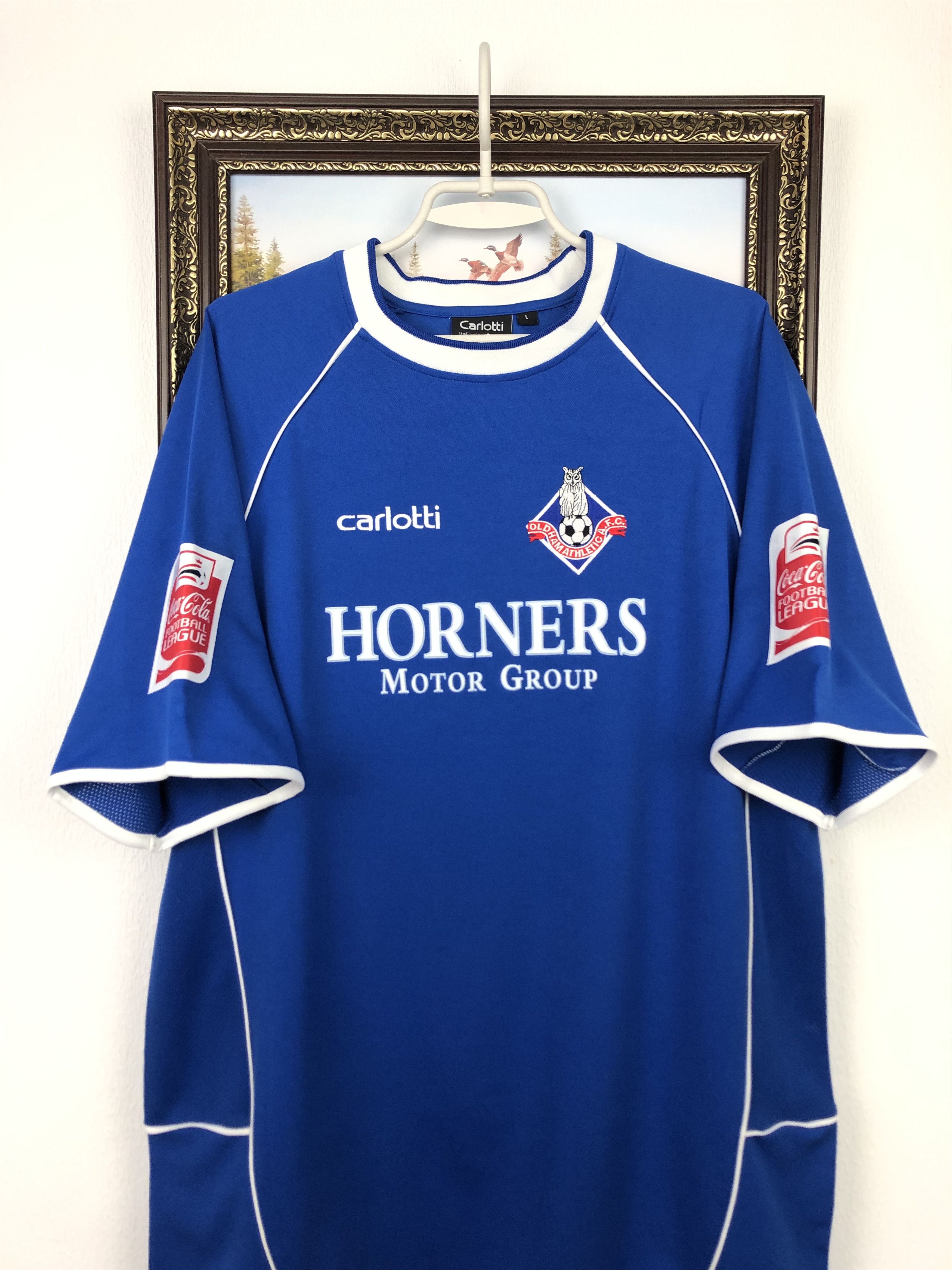 Vintage Oldham Athletic football shirt Soccer #18 Wilkinson Jersey Size US L / EU 52-54 / 3 - 4 Thumbnail