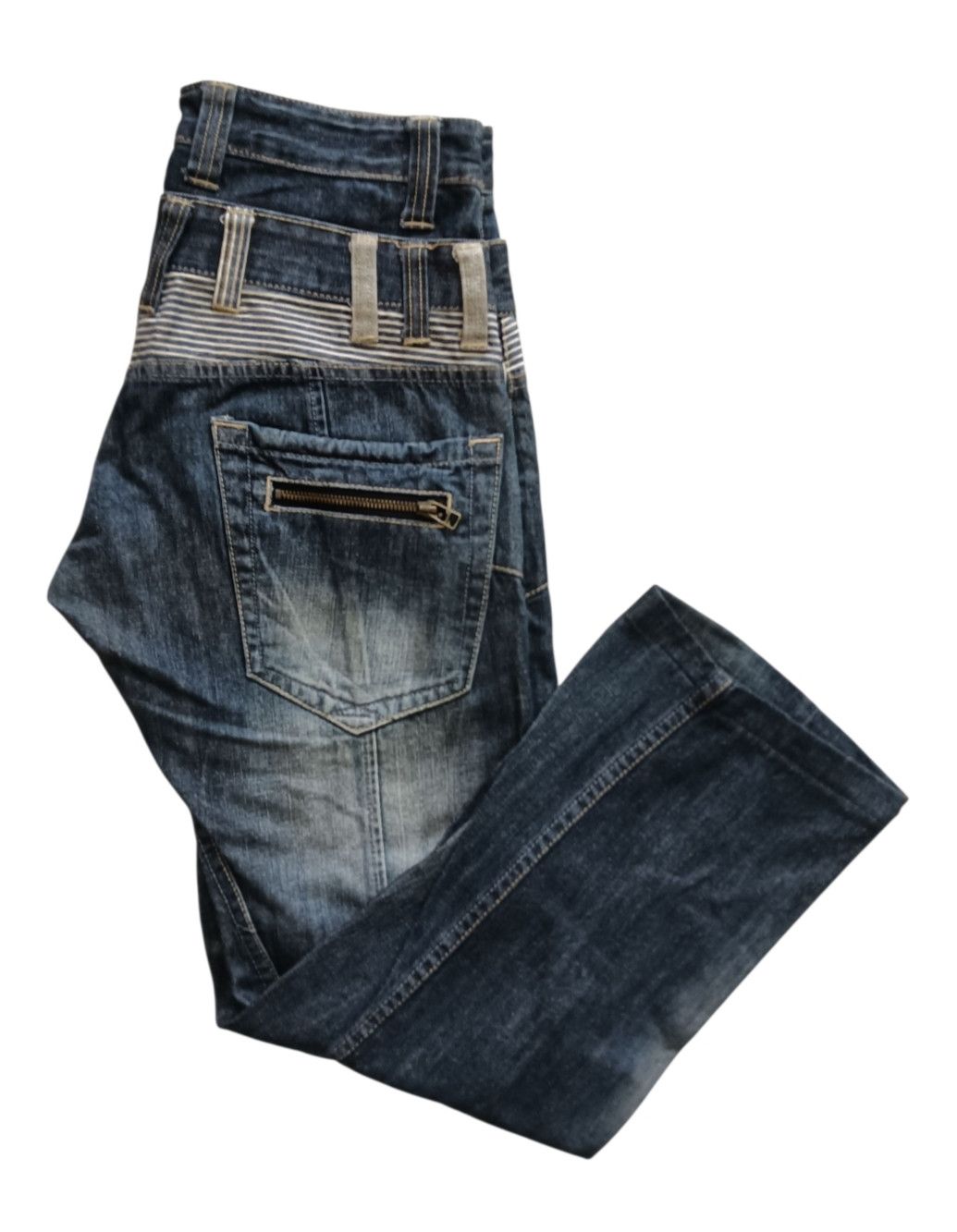 Other Dominate Double Waist Distressed Jeans Size US 32 / EU 48 - 3 Thumbnail