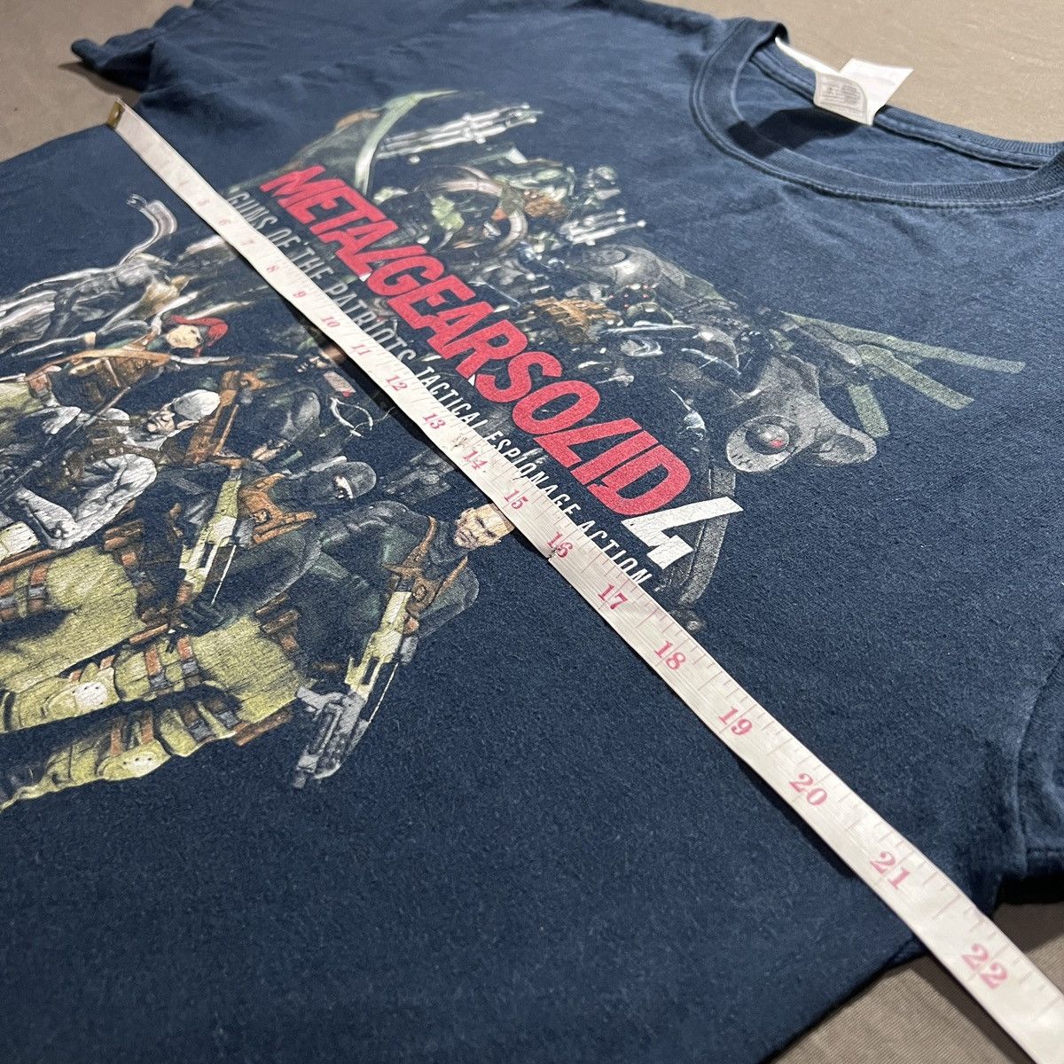 The Game Vintage Y2K Metal Gear Solid 4 shirt L Faded Size US L / EU 52-54 / 3 - 6 Thumbnail