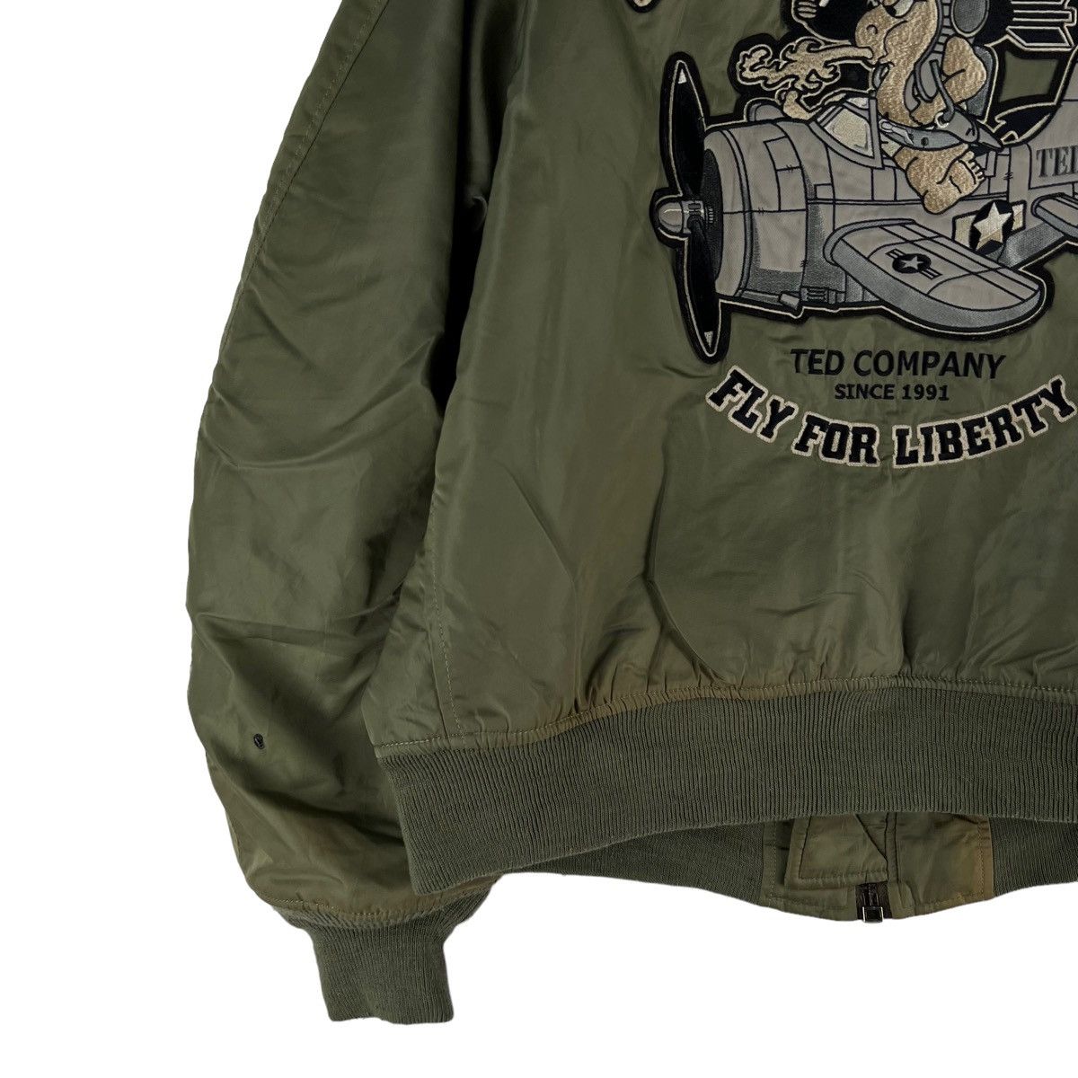 Vintage 🔥90’s Vintage Flight Bomber Jacket Ma-1 Riot Ted Company Size US M / EU 48-50 / 2 - 3 Thumbnail