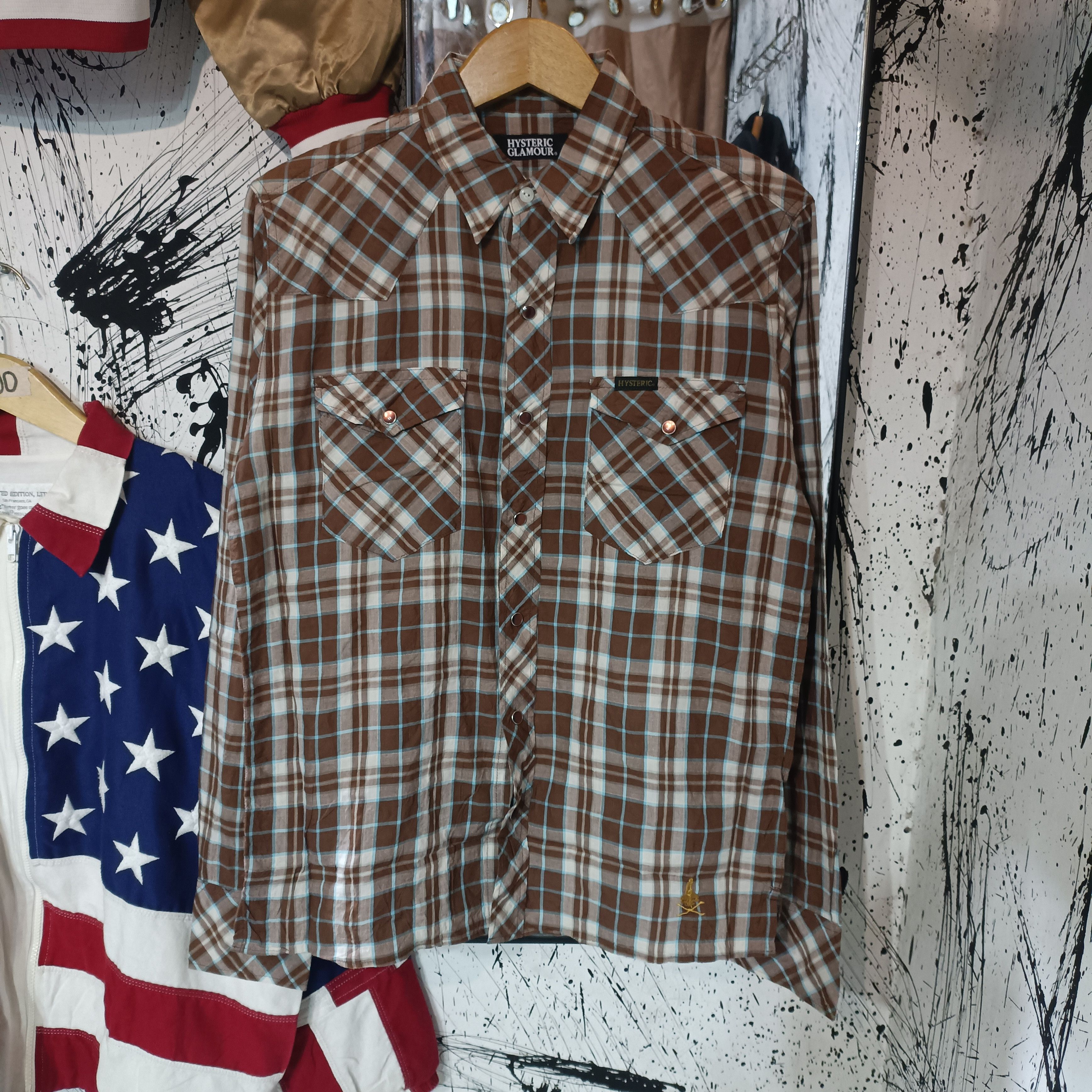Hysteric Glamour Vintage Hysteric Glamour Flannel Shirt Size US L / EU 52-54 / 3 - 1 Thumbnail