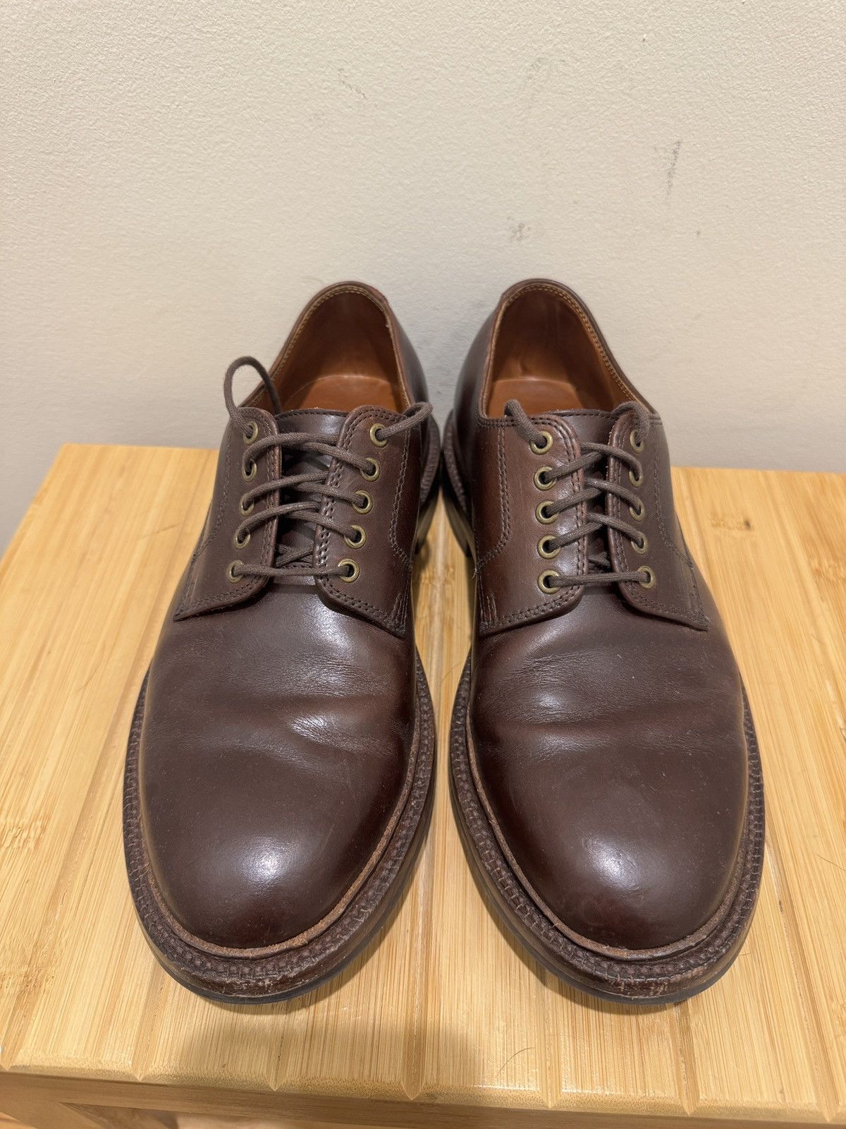 Grant Stone Grant Stone Country Derby Shoe Horween Brown CXL 6E Size US 6 / EU 39 - 4 Thumbnail