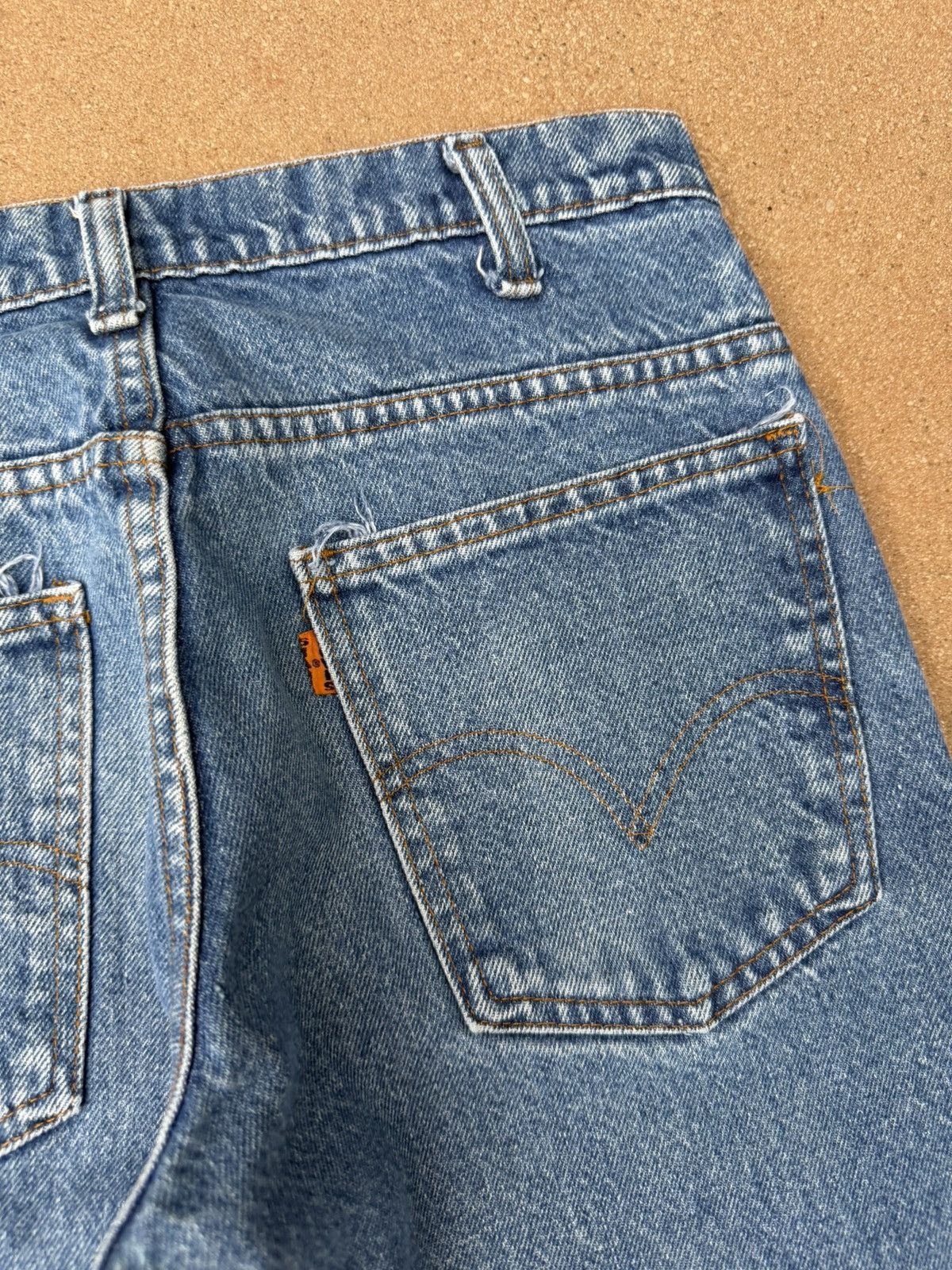 Levi's Vtg 80’s Levi’s 684 Orange Tab Bellbottom Flare Jeans 30x30 Size US 30 / EU 46 - 8 Thumbnail