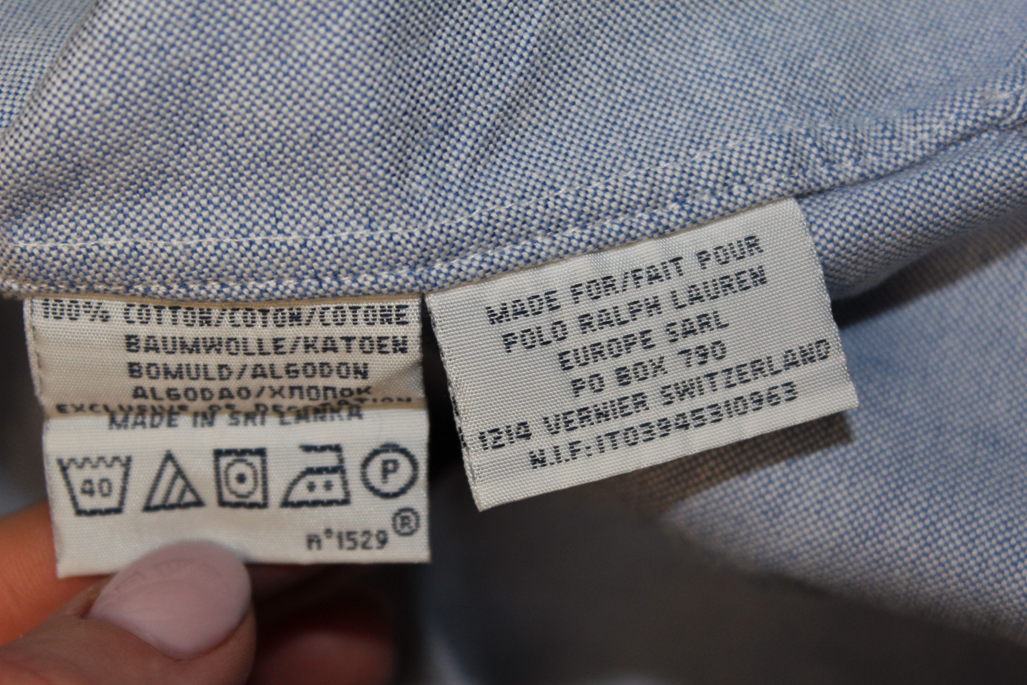 Polo Ralph Lauren Polo Ralph Lauren Long Sleeve Blue Shirt Size 17/36 Size US L / EU 52-54 / 3 - 9 Thumbnail