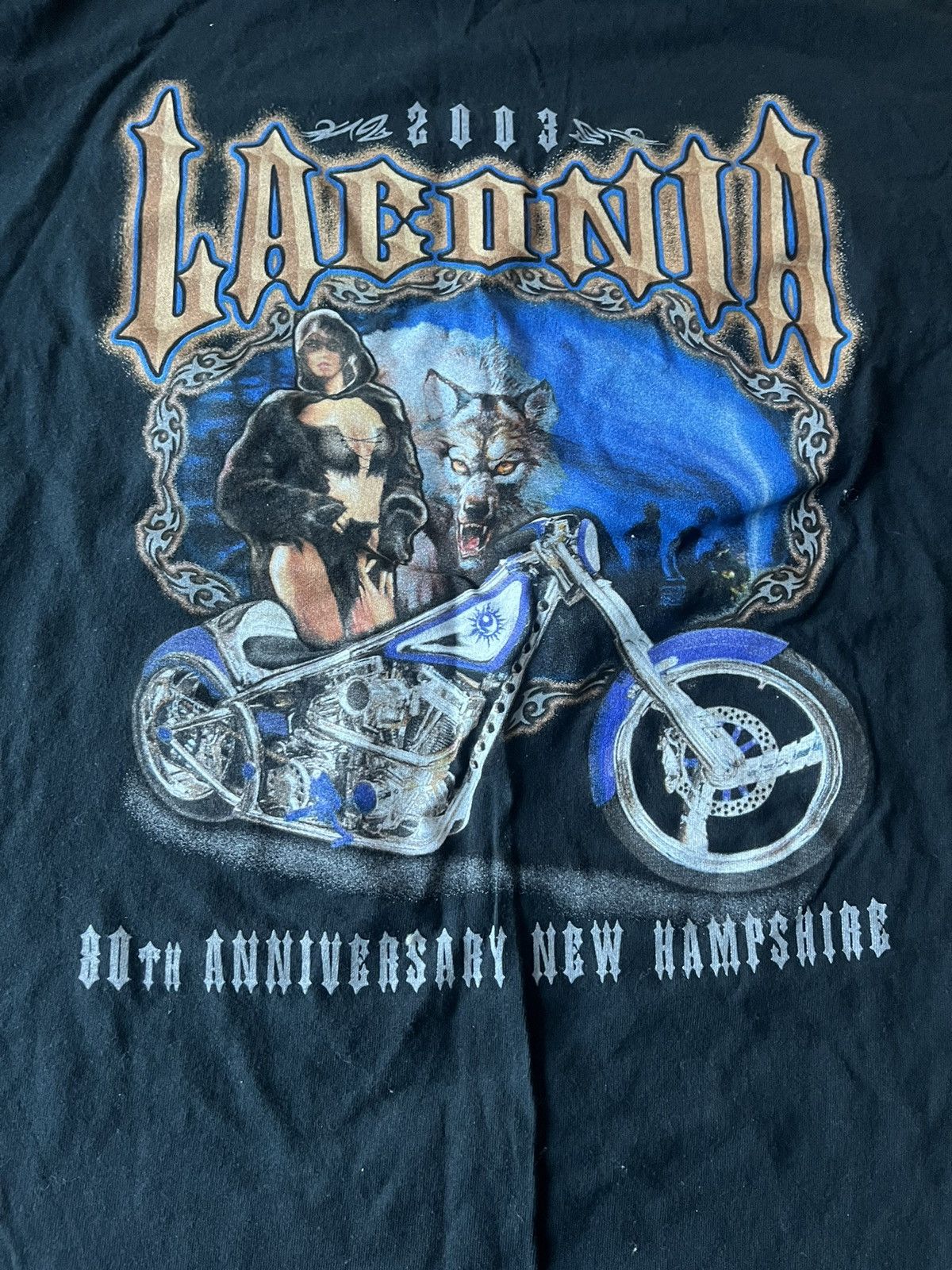 Vintage 2003 Laconia Bike Week Shirt Size US L / EU 52-54 / 3 - 2 Thumbnail