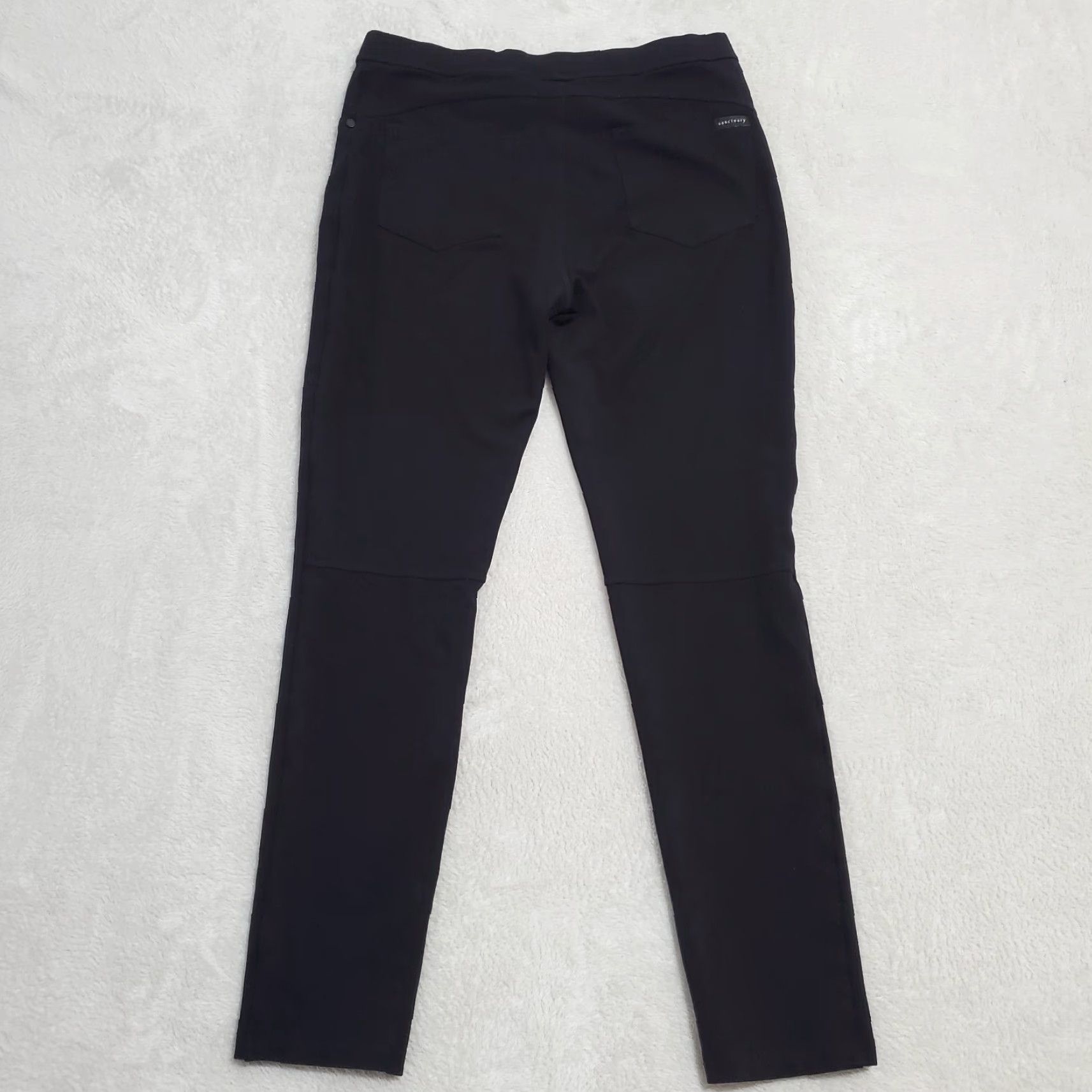 Sanctuary VINTAGE Sanctuary Runway Ponte Leggings Women L Black Pull On Pant Stretch Size 36" / US 14 / IT 50 - 2 Thumbnail