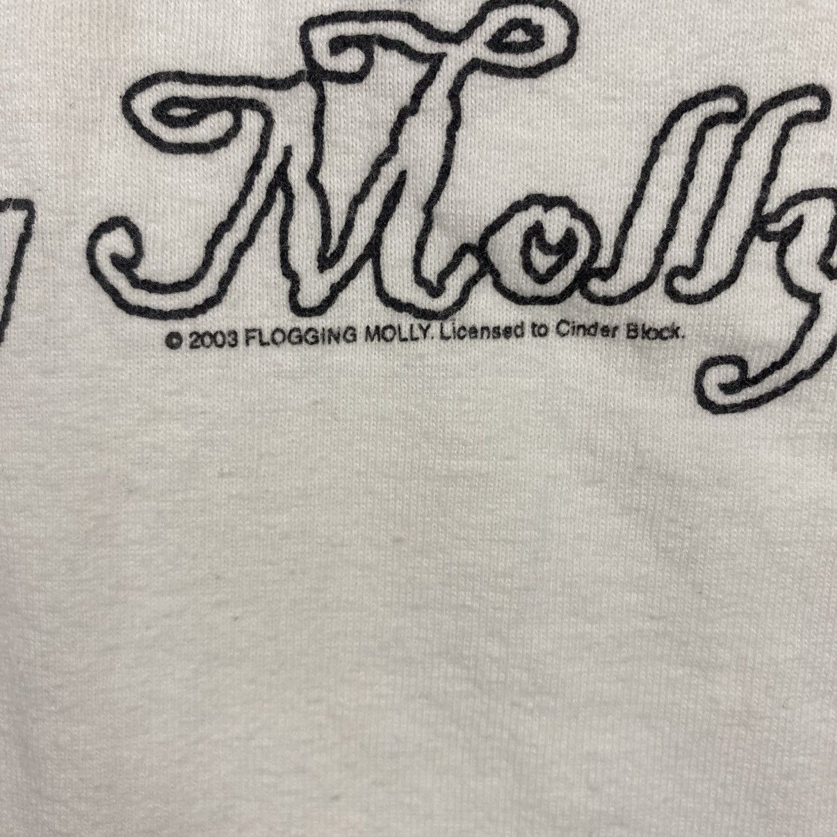 Band Tees Vintage 90's FLOGGING MOLLY Band Popes Graphic Tee Shirt Size US S / EU 44-46 / 1 - 3 Thumbnail