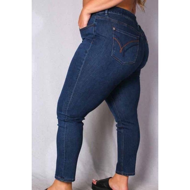 Other Womens Plus Mid Rise Skinny Leg Denim Jeans Size 22 Size 40" / US 18 - 4 Thumbnail