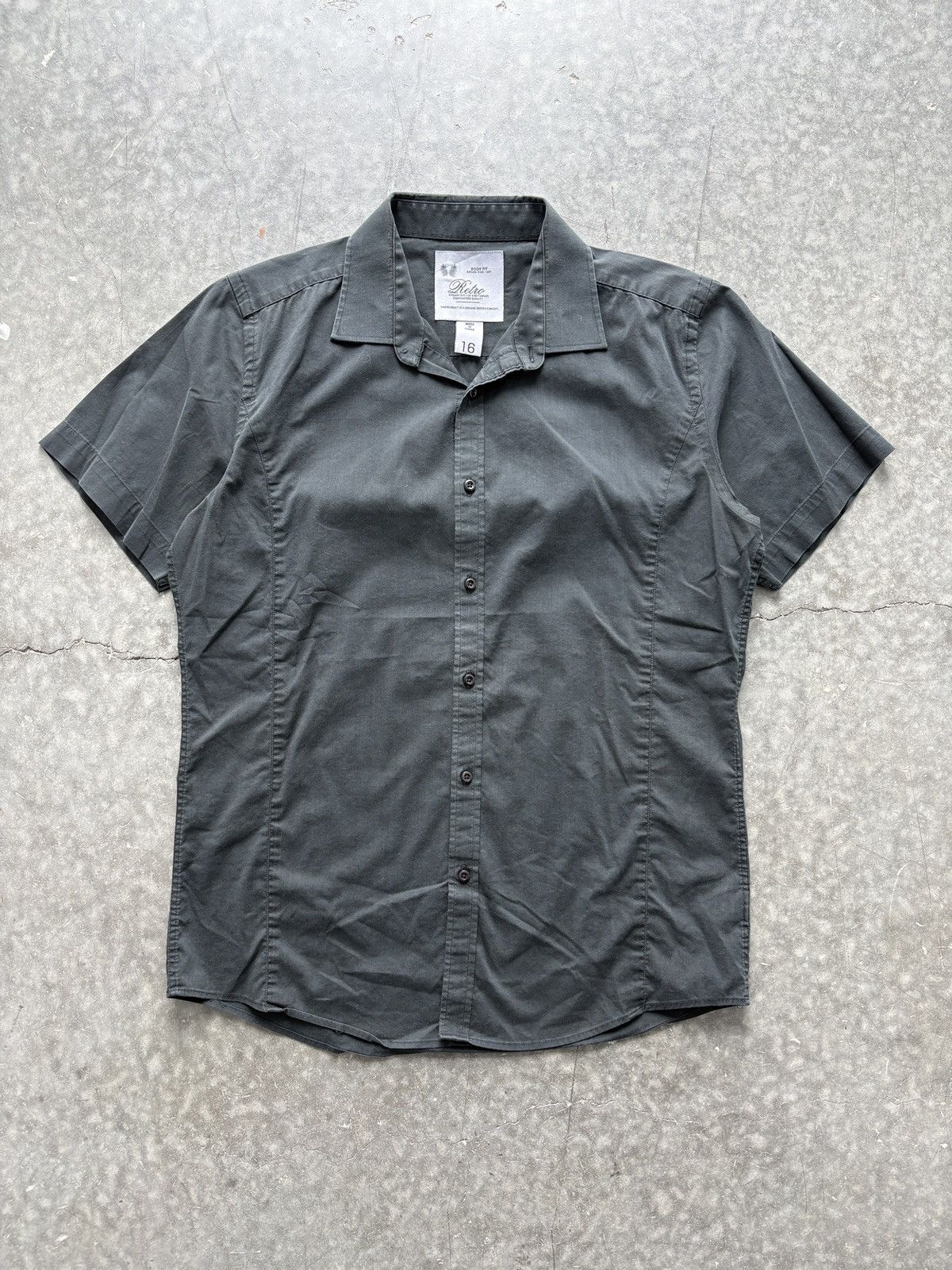 Vintage Vintage Y2K Cotton Nylon Blend Button Up Shirt Size US M / EU 48-50 / 2 - 1 Thumbnail