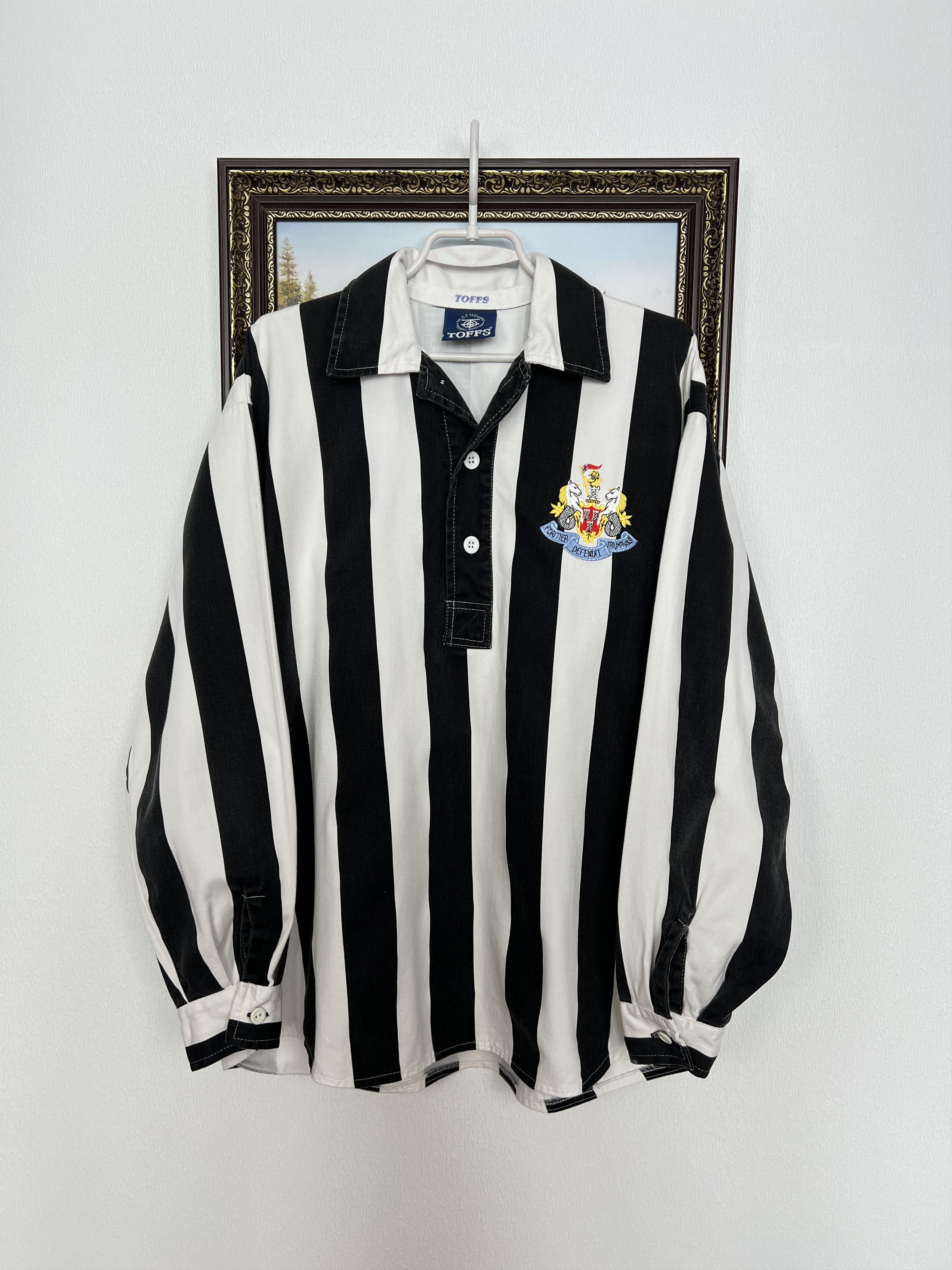 Toffs Vintage Newcastle United 1958 Football Toffs Retro Shirt Size US L / EU 52-54 / 3 - 1 Thumbnail
