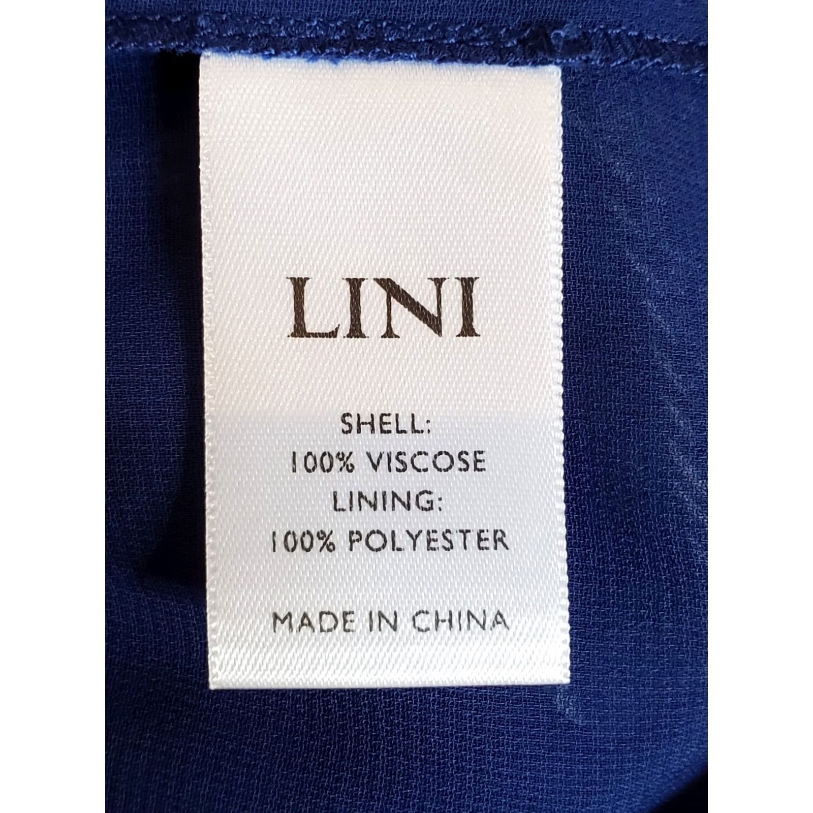 Vintage Lini Dress Womens S Blue Stacey Printed Flutter Sleeve Mini Tiered Fit Flare Women Size S / US 4 / IT 40 - 7 Thumbnail