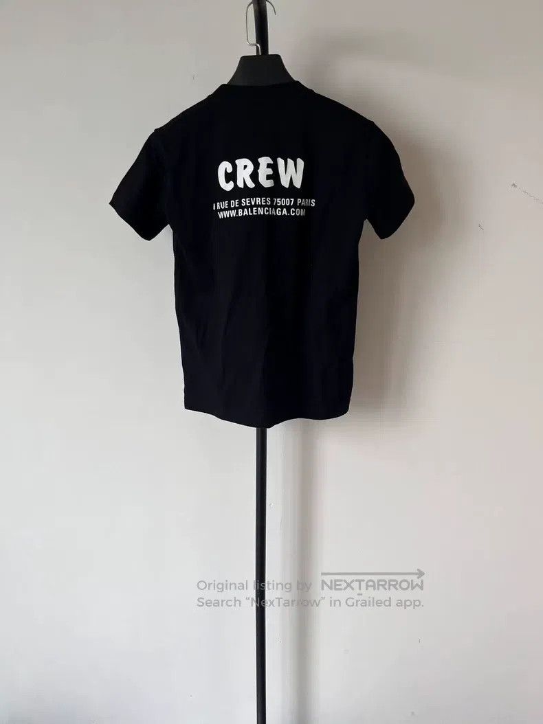 Balenciaga Balenciaga Letter Printed Loose Short Sleeve T-Shirt Size S / US 4 / IT 40 - 2 Thumbnail