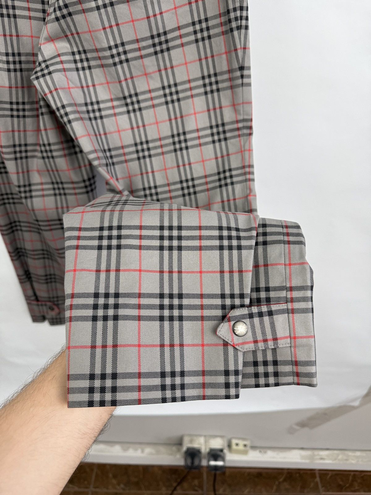 Burberry 🇬🇧 Vintage 90s Barberry Golf Nova Women Pants Rare Retro Hype Size 28" / US 6 / IT 42 - 10 Thumbnail
