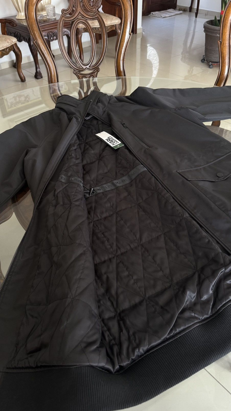 Karl Lagerfeld Karl Logo Parka Size US XL / EU 56 / 4 - 2 Thumbnail