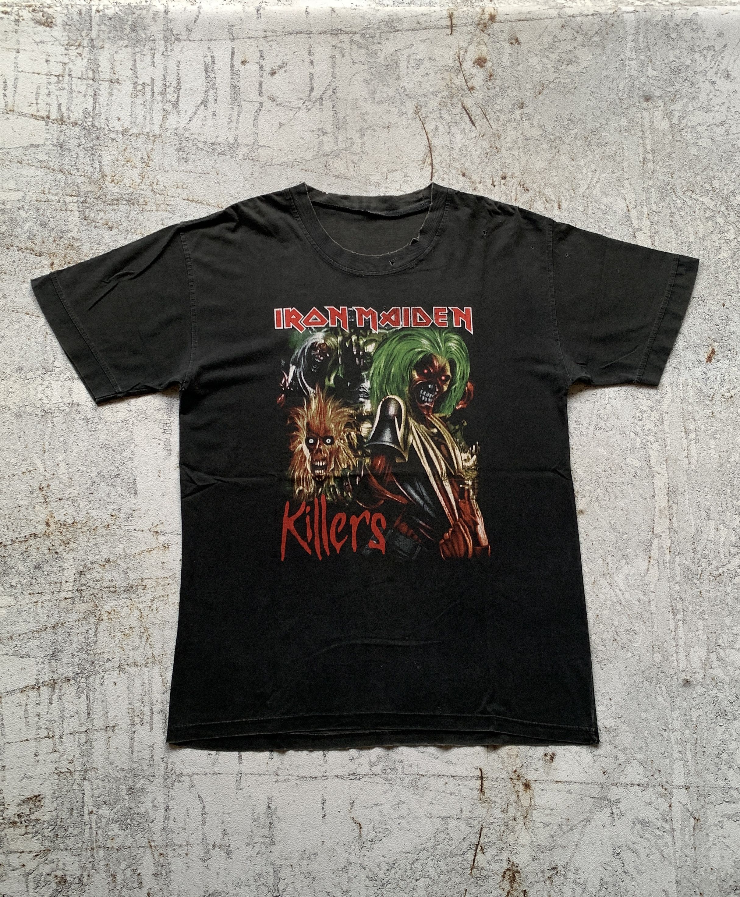 Band Tees Thrashed Iron Maiden Killer Band Tees Size US M / EU 48-50 / 2 - 1 Thumbnail
