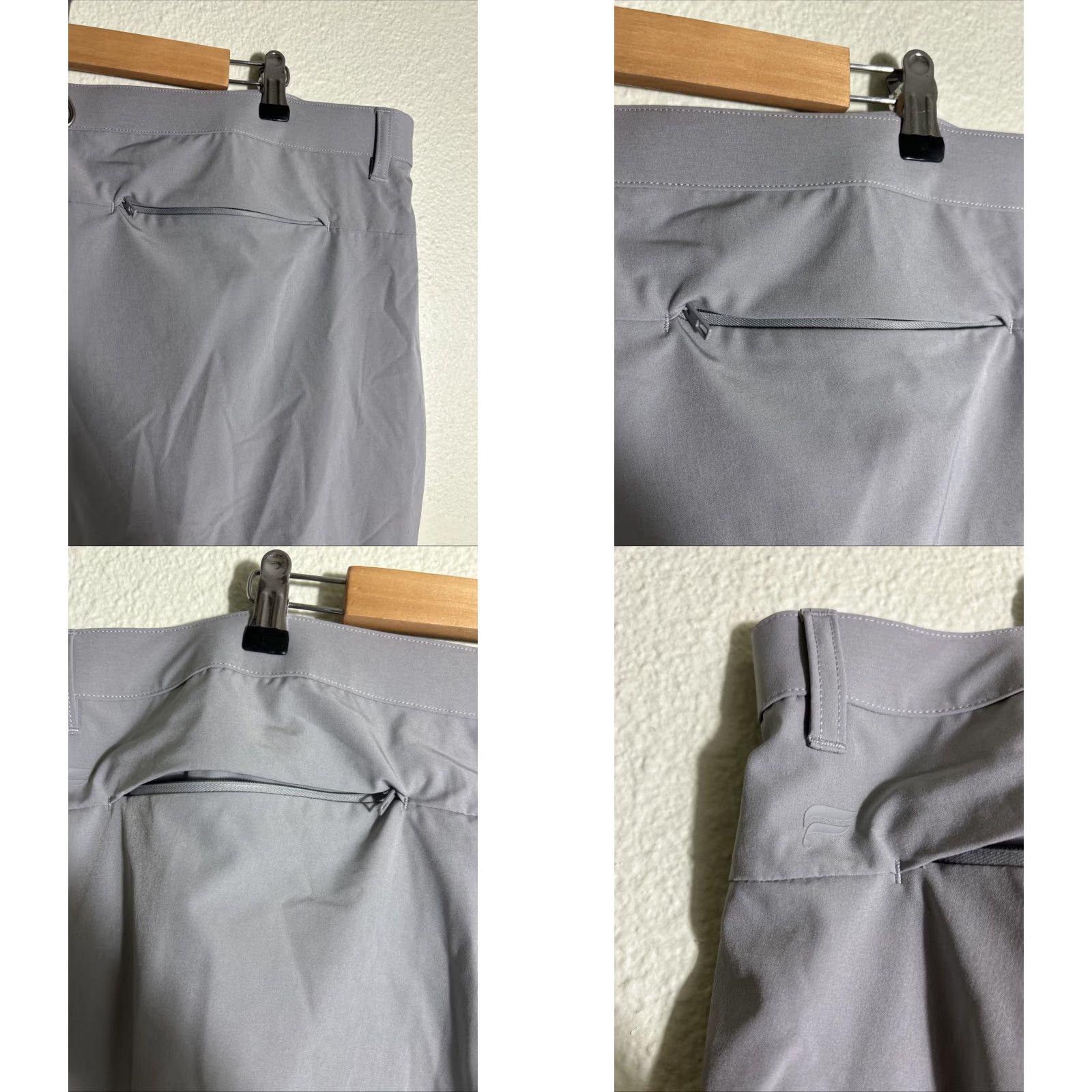 Fabletics Fabletics Mens Pants Gray Nylon Spandex 42x31 Activewear Leisure Regular 2XL Men Size US 39 - 9 Thumbnail