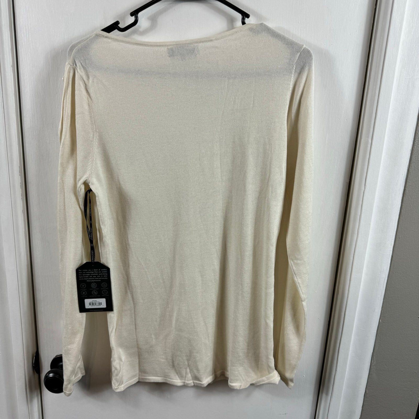 Anatomie ANATOMIE Helena button sleeve cashmere sweater white Size M / US 6-8 / IT 42-44 - 8 Thumbnail