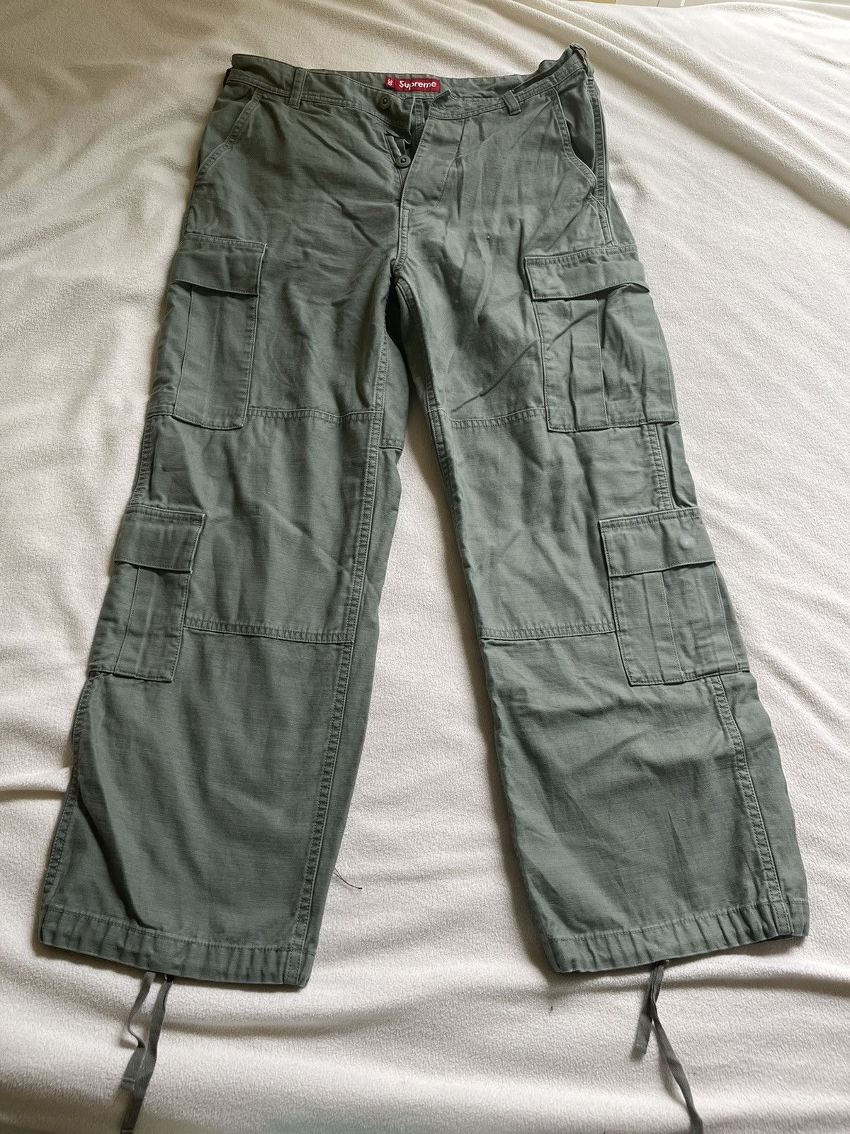 Supreme Supreme Cargo Pant Olive FW23 Size 30 | Grailed