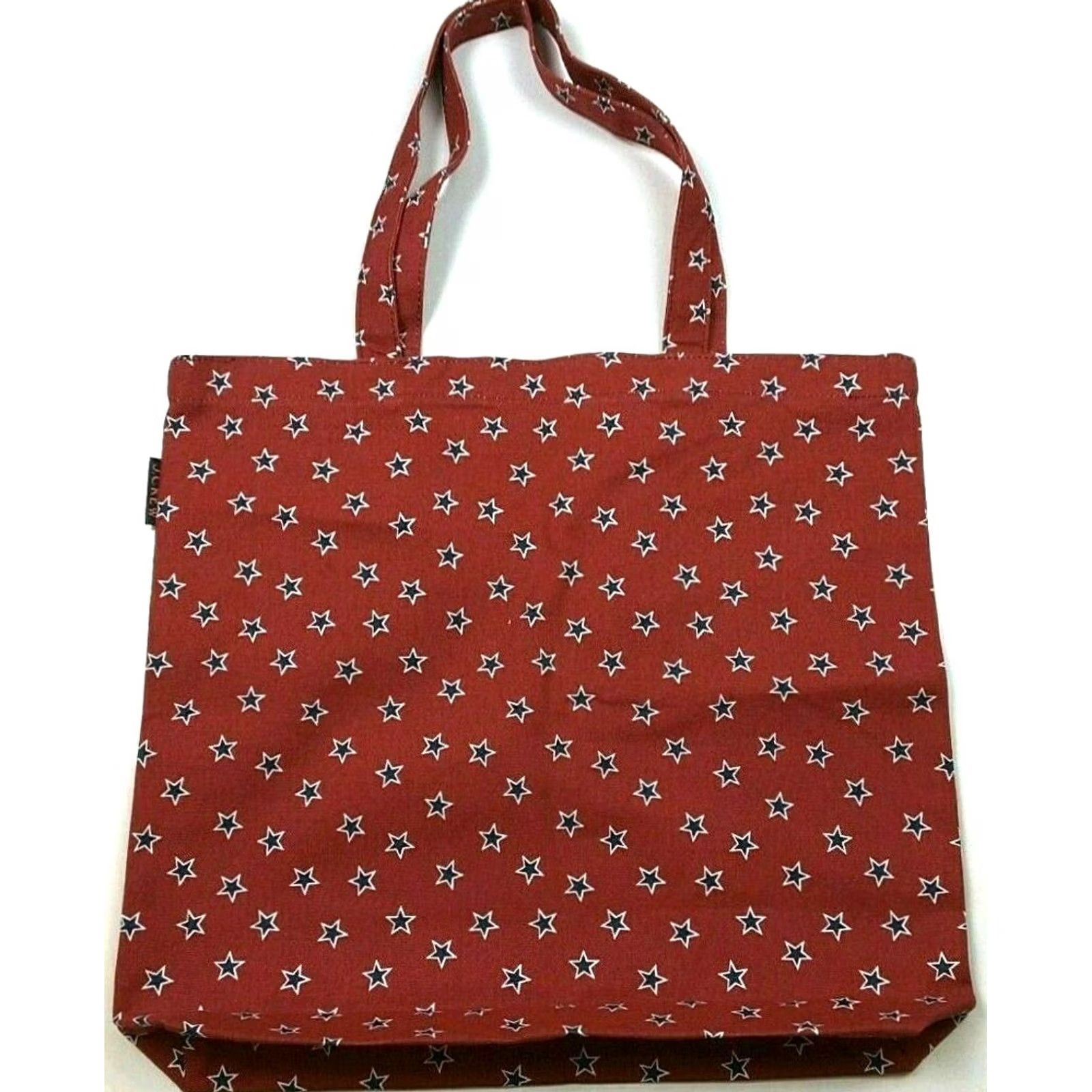 J.Crew J. Crew Tote Bag Red White Blue Canvas 16.5x15x3 Women Patriotic Shopping/Beach Bag Size ONE SIZE - 2 Thumbnail