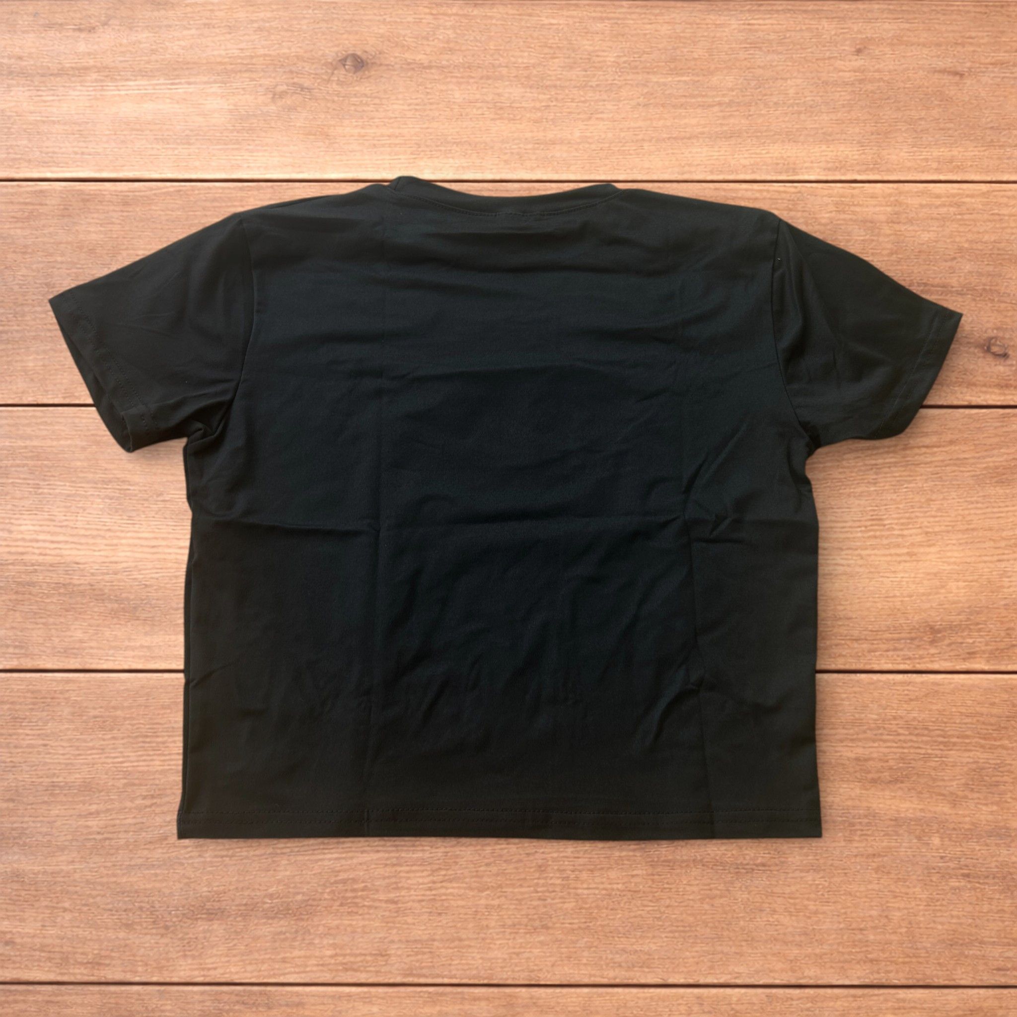 Japanese Brand Vintage style baby cropped tshirt top in black with graphic. Size XS / US 0-2 / IT 36-38 - 2 Thumbnail