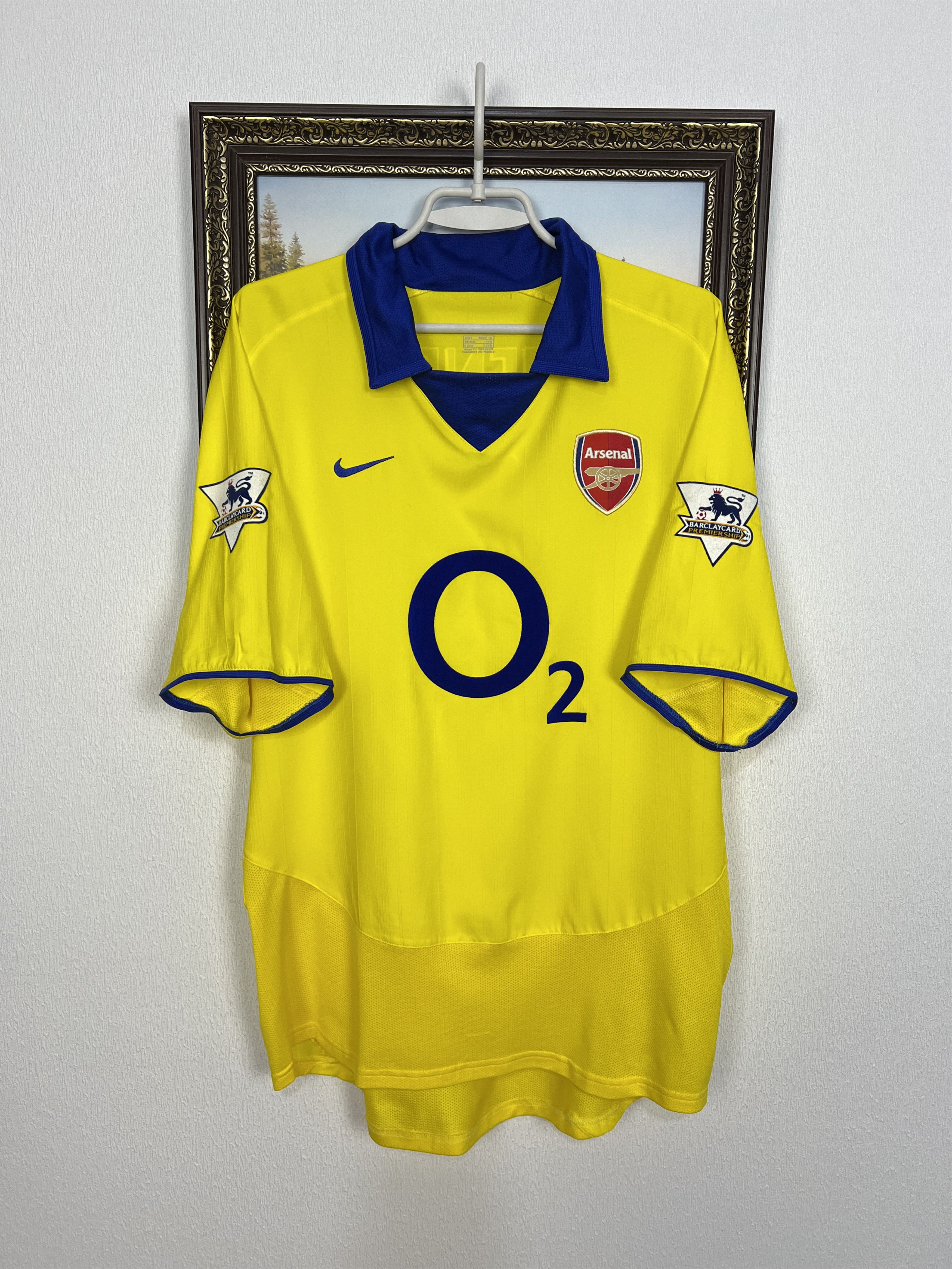 Nike Arsenal Away football shirt Soccer #14 Henry Jersey Trikot Size US L / EU 52-54 / 3 - 1 Thumbnail