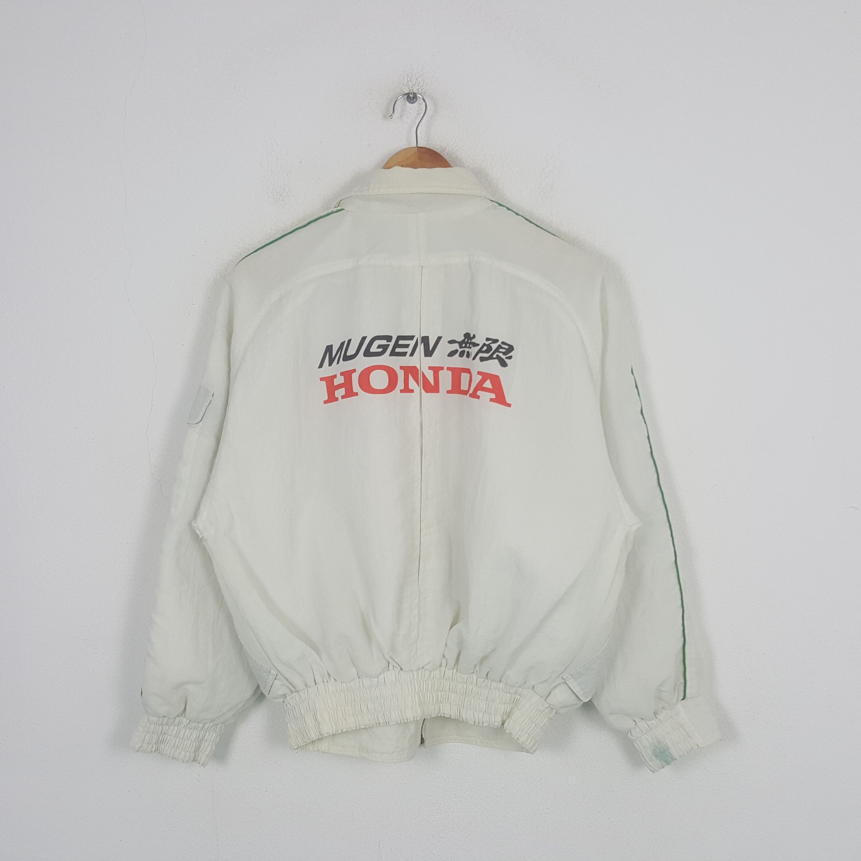 Honda Vintage Bridgestone Mugen Honda Racing Custom Jacket C300N14 Size US L / EU 52-54 / 3 - 1 Thumbnail