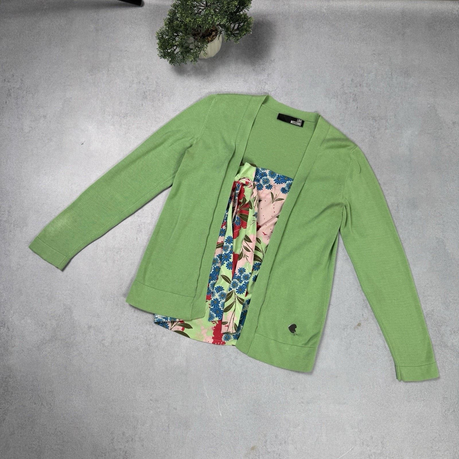 Moschino Love Moschino Sweater Women Size IT 42 Green Size M / US 6-8 / IT 42-44 - 1 Thumbnail