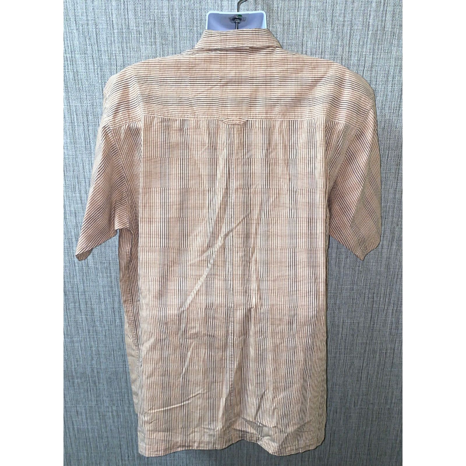 The North Face The North Face Short Sleeve Button-Up Shirt Mens XL Beige Cotton Check Vintage No (adjusted to original constraints) Size US XL / EU 56 / 4 - 5 Thumbnail