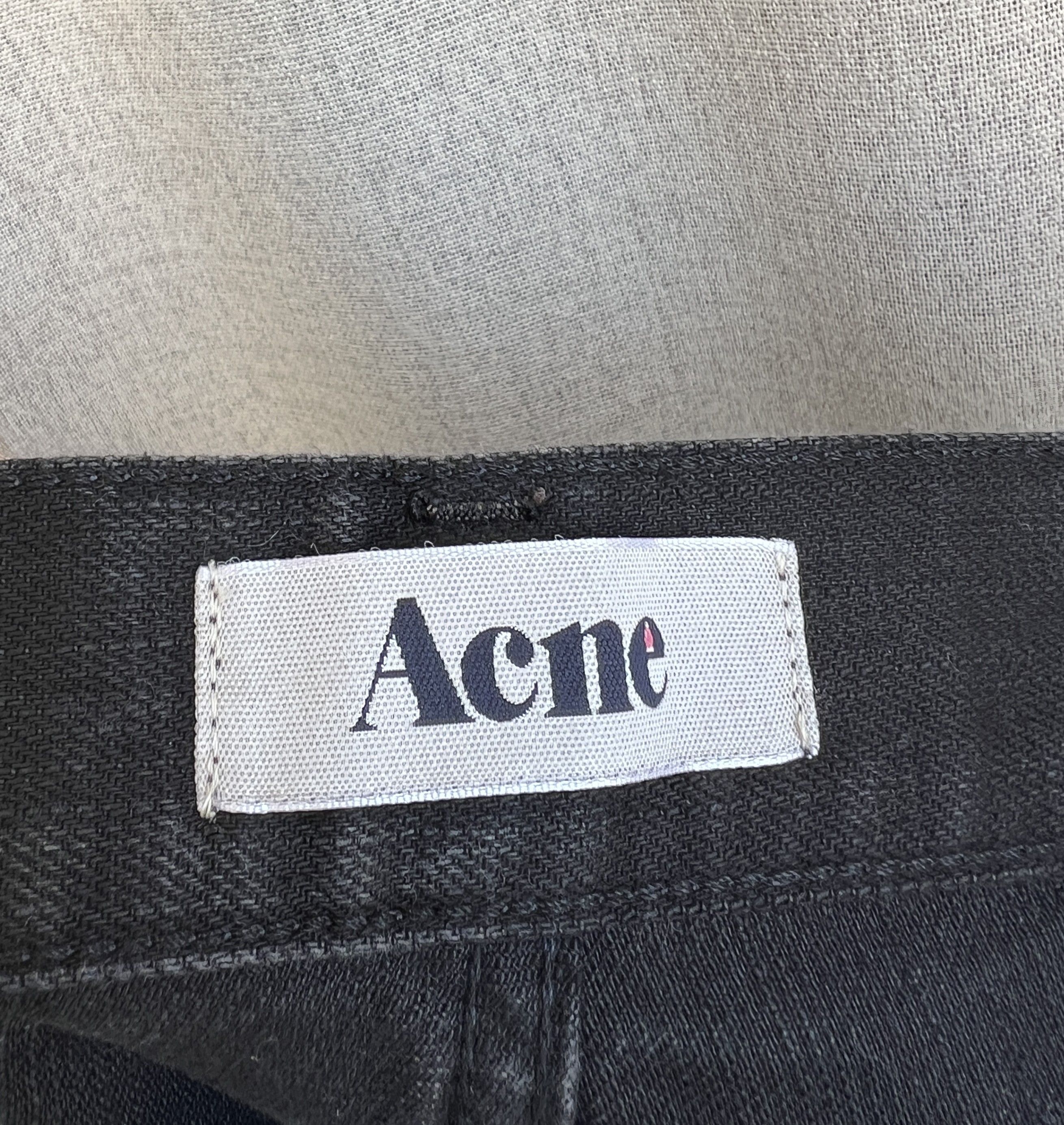 Acne Studios Acne Studios Mic Raven Black Washed Denim Slim Fit Size US 32 / EU 48 - 7 Thumbnail