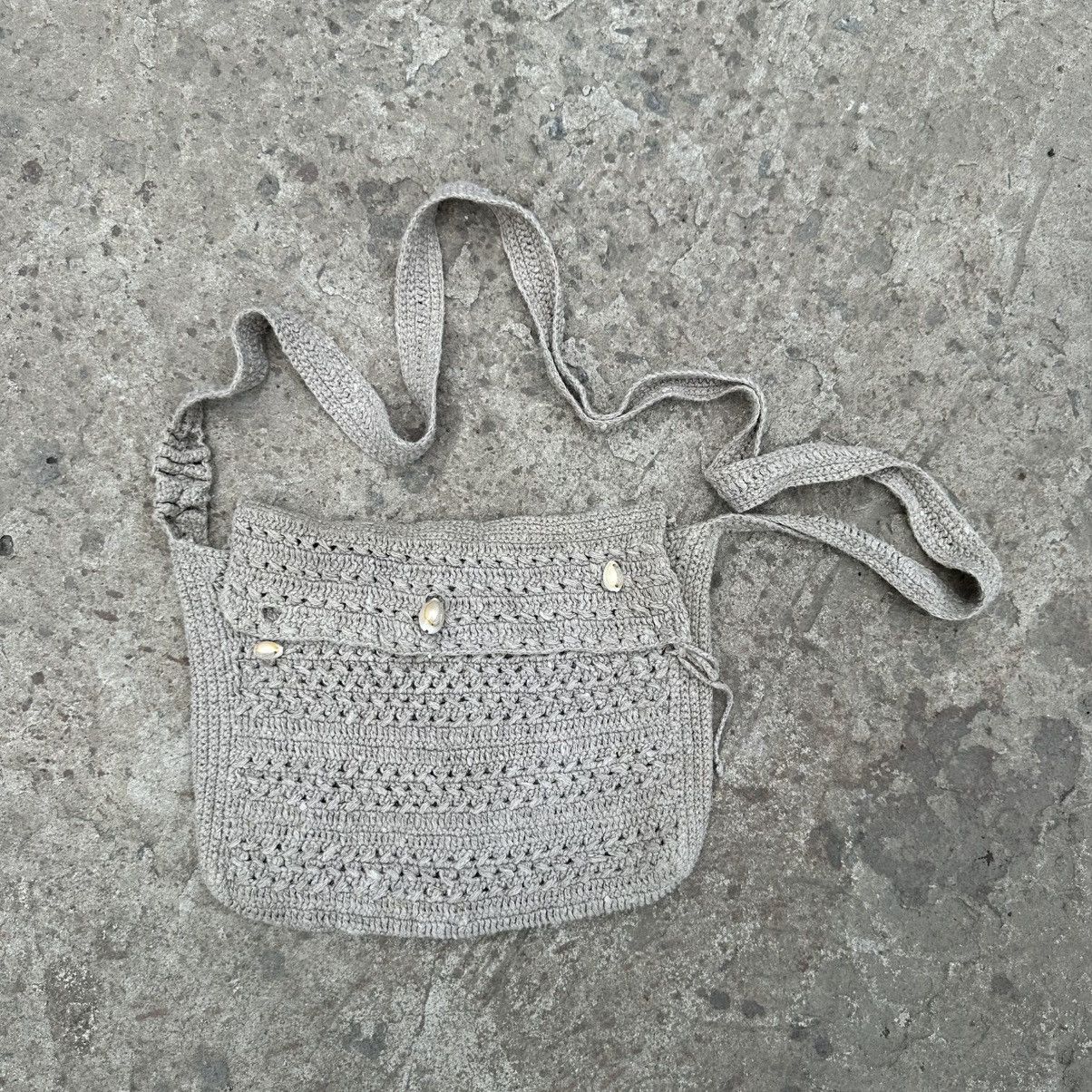 Hypebeast × Le Grande Bleu (L.G.B.) Vintage Japanese Style Knit Custom Bag Grunge Avantgarde Y2K Size ONE SIZE - 1 Thumbnail
