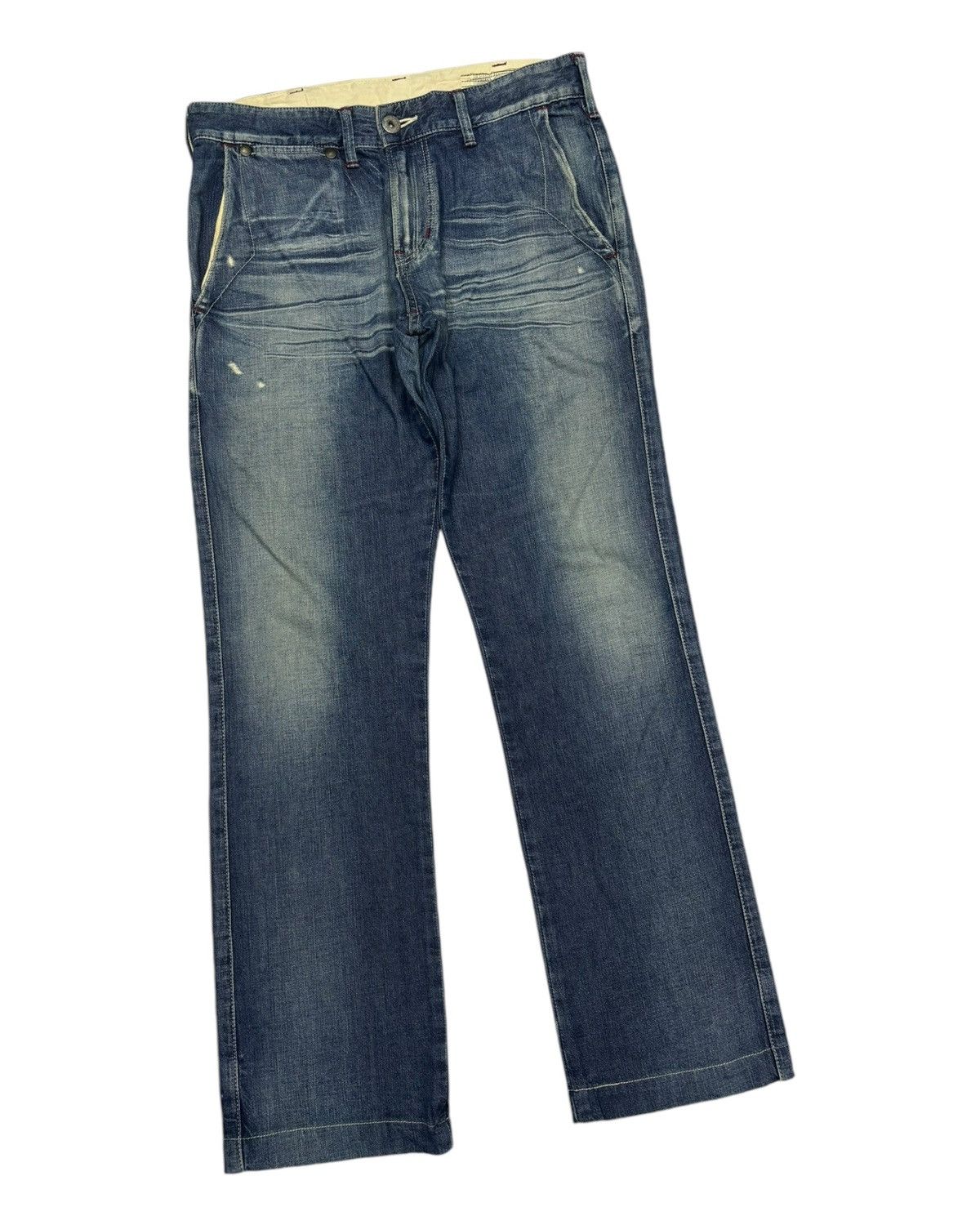 Kapital 🔥EDWIN OVER WORKS FACTORY CLAWMARK DENIM PANTS Size US 32 / EU 48 - 5 Thumbnail
