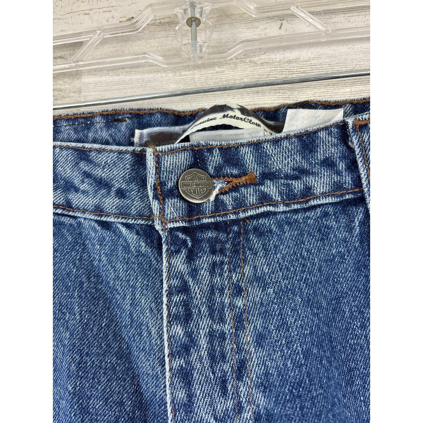 Harley Davidson Harley Davidson womens 4 Straight leg jeans cotton dark wash Size 27" / US 4 / IT 40 - 6 Thumbnail