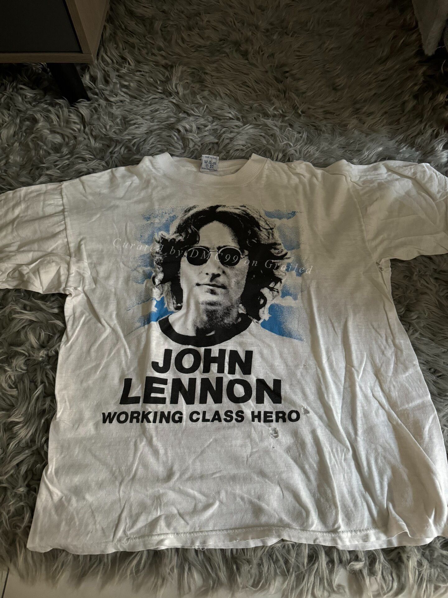 Vintage Vintage 90s John Lennon Tee Size US XL / EU 56 / 4 - 1 Thumbnail