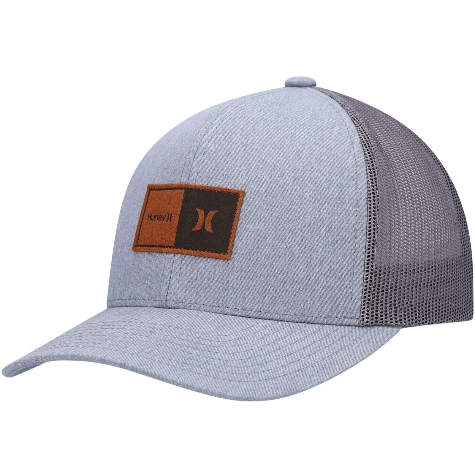 Hurley Hurley Trucker Hat Fairway Leather Logo Patch Snapback Cap Size ONE SIZE - 1 Thumbnail