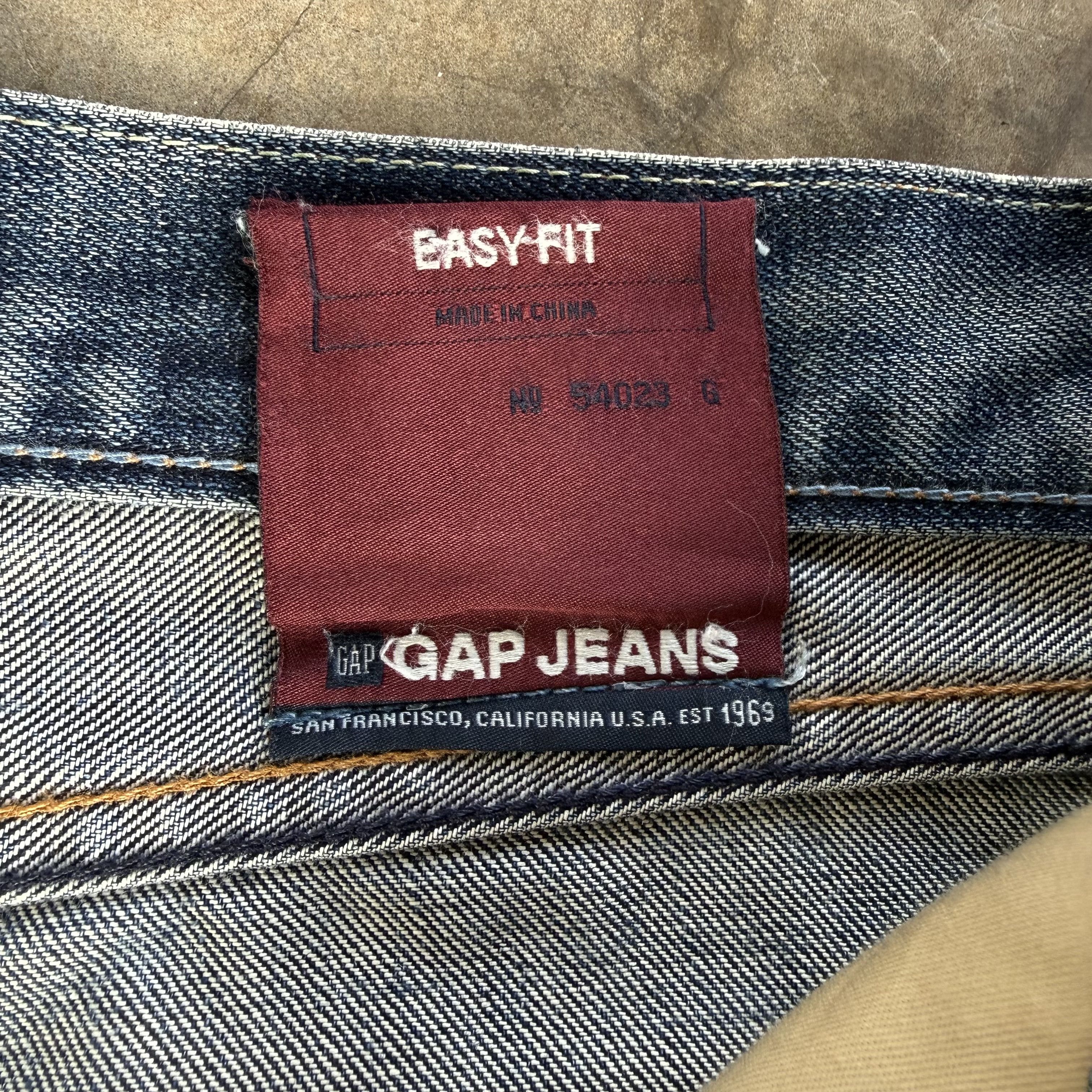Japanese Brand Vintage Gap Faded Stone Wash Denim Jean W39 Size US 39 - 7 Thumbnail