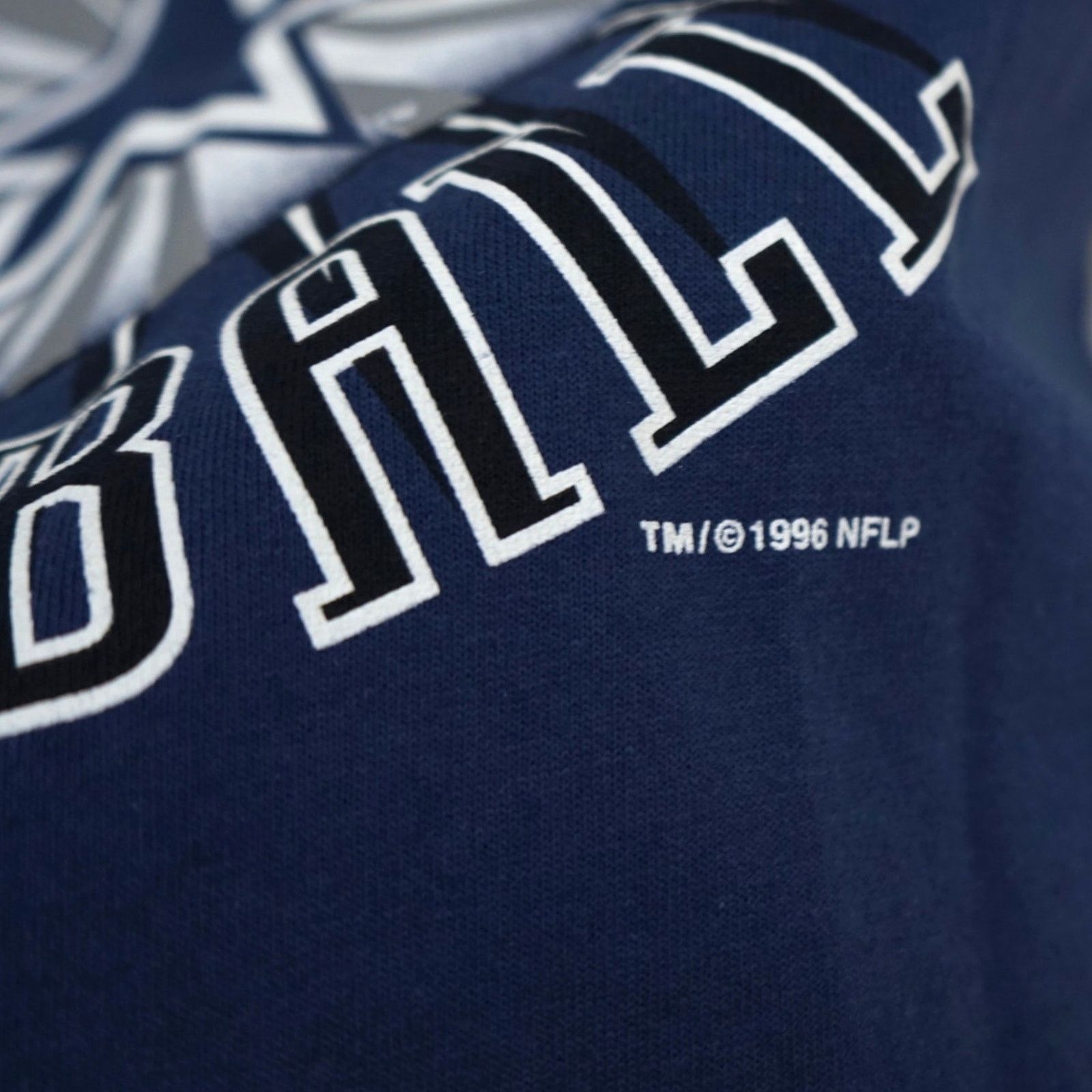 Hanes × Vintage Vintage 90s Dallas Cowboys Short Sleeve Tee Womens Large Size L / US 10 / IT 46 - 3 Thumbnail
