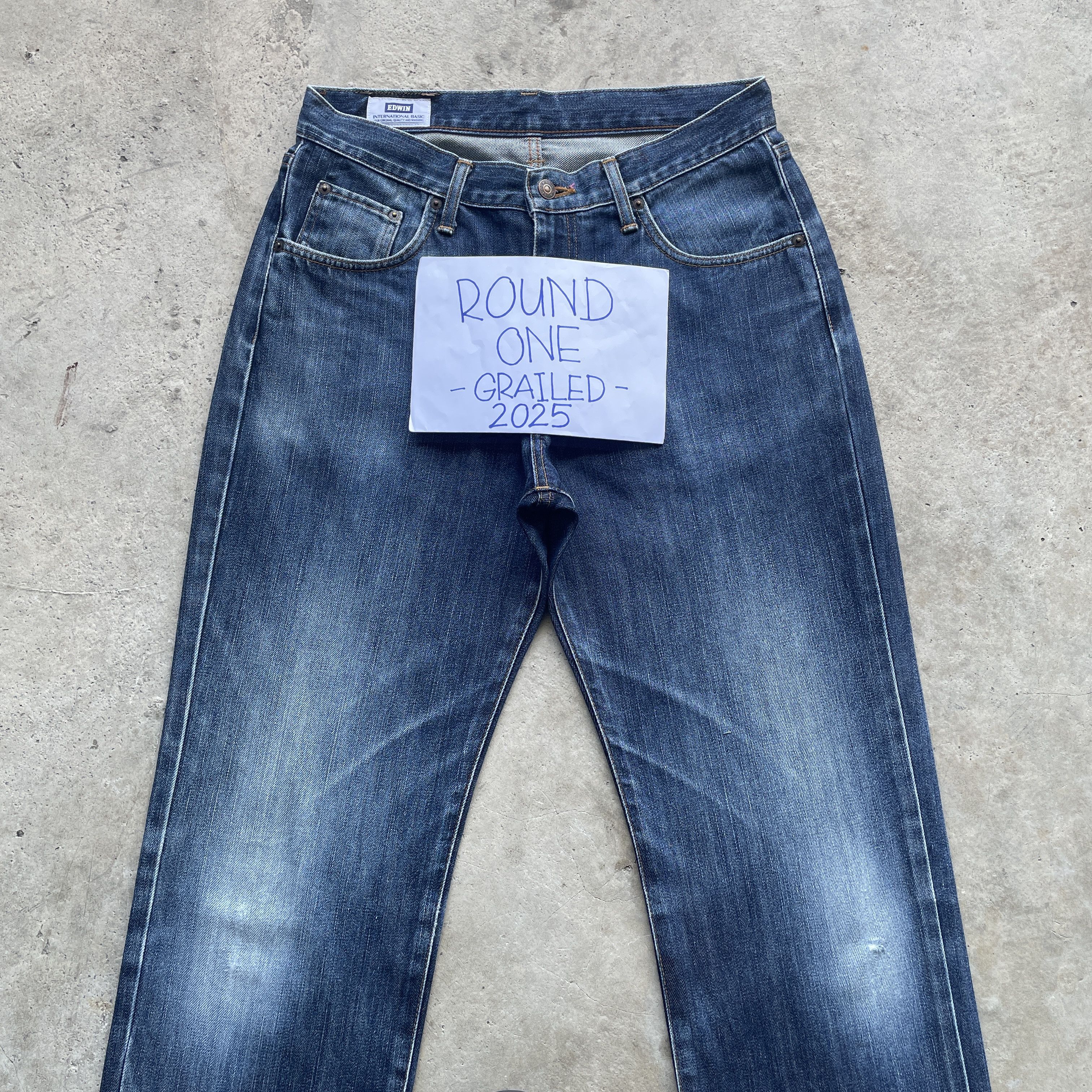Edwin VINTAGE EDWIN 404 JAPAN FADED DENIM PANTS JEANS W31x33.5 Size US 31 - 4 Thumbnail
