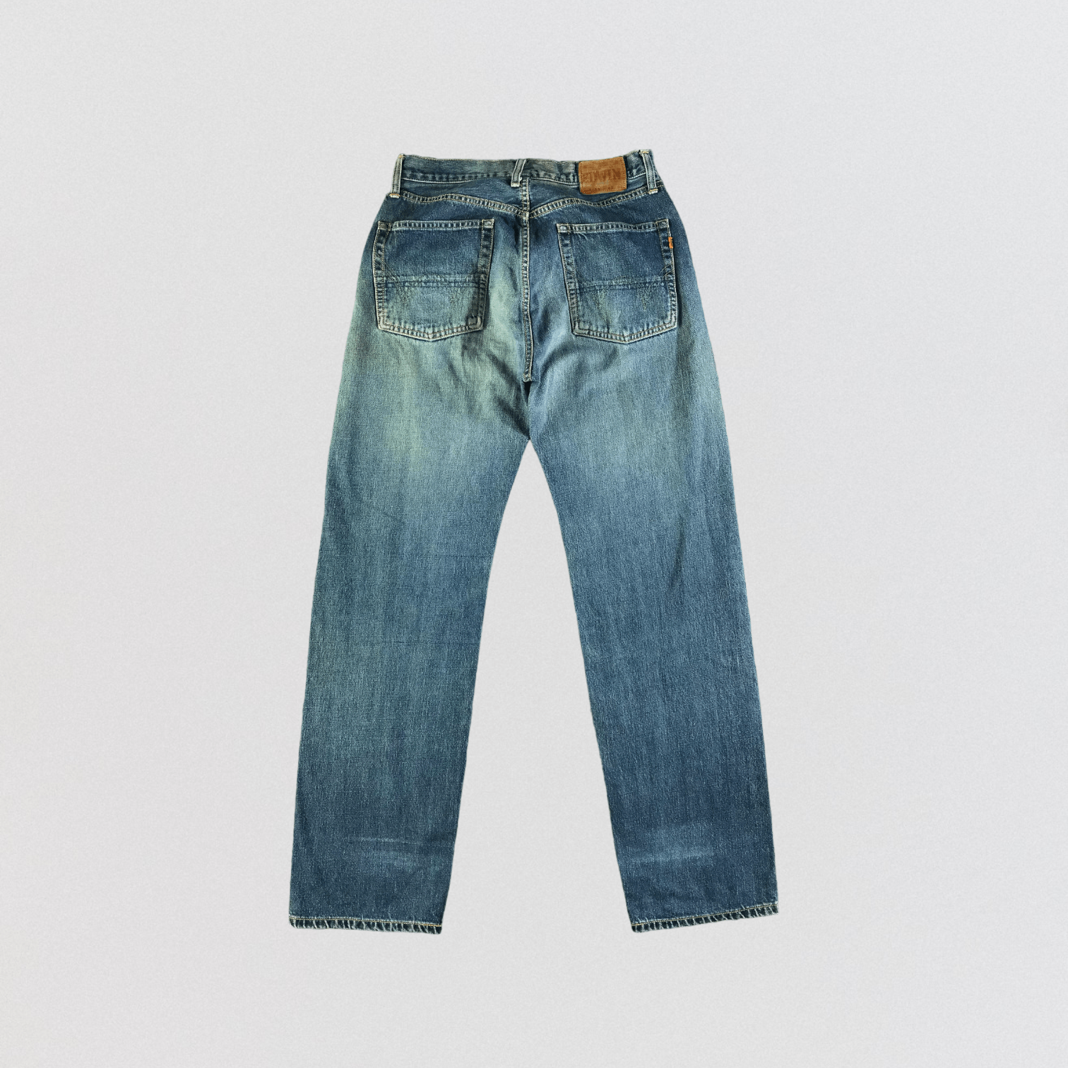 Edwin Vintage Blue Wash Edwin 505 Selvedge Jeans-JM3555 Size US 31 - 2 Thumbnail