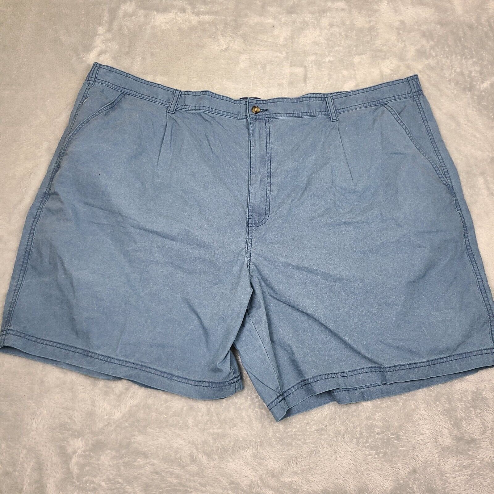 Saddlebred Saddlebred Shorts Size 52 Big & Tall Men's BLue 8"inch insea Size US 44 / EU 60 - 1 Thumbnail