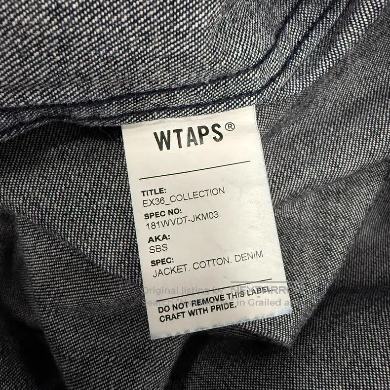 Wtaps Wtaps Half-Zip Denim Jacket Windbreaker Size US L / EU 52-54 / 3 - 8 Thumbnail