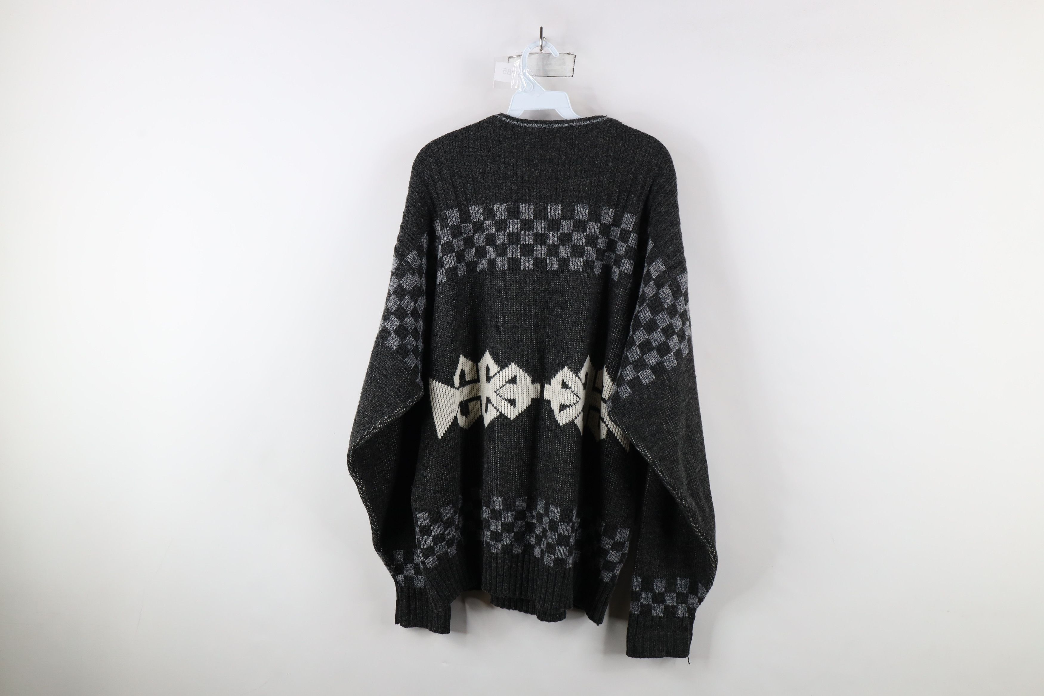 Vintage Vintage 90s Coogi Style Bassmaster Geometric Dad Sweater Size US XXL / EU 58 / 5 - 10 Thumbnail