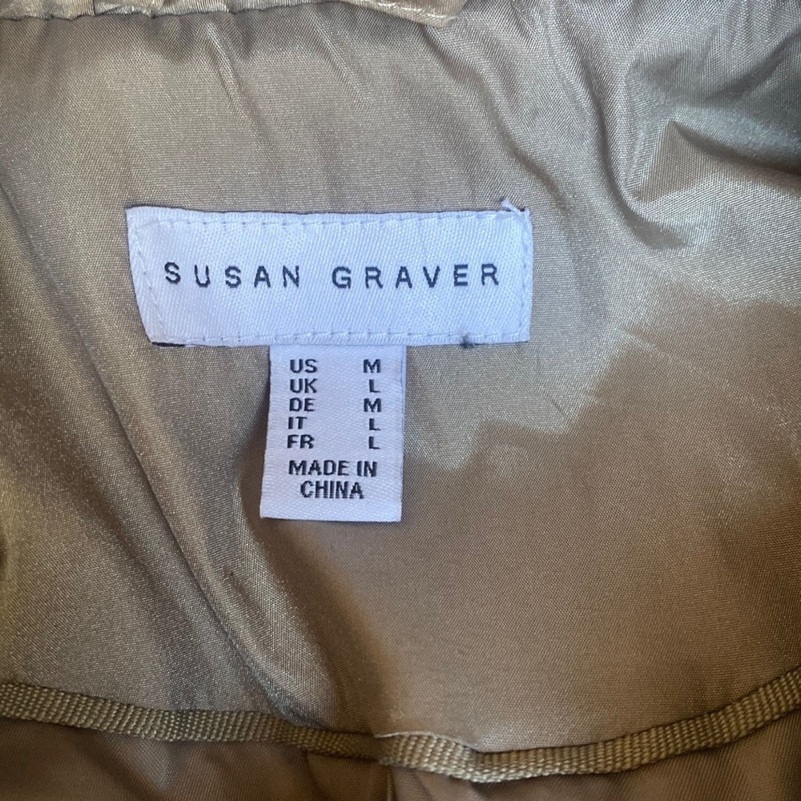 Other Susan Graver Quilted Jacket SZ. M Size M / US 6-8 / IT 42-44 - 4 Thumbnail